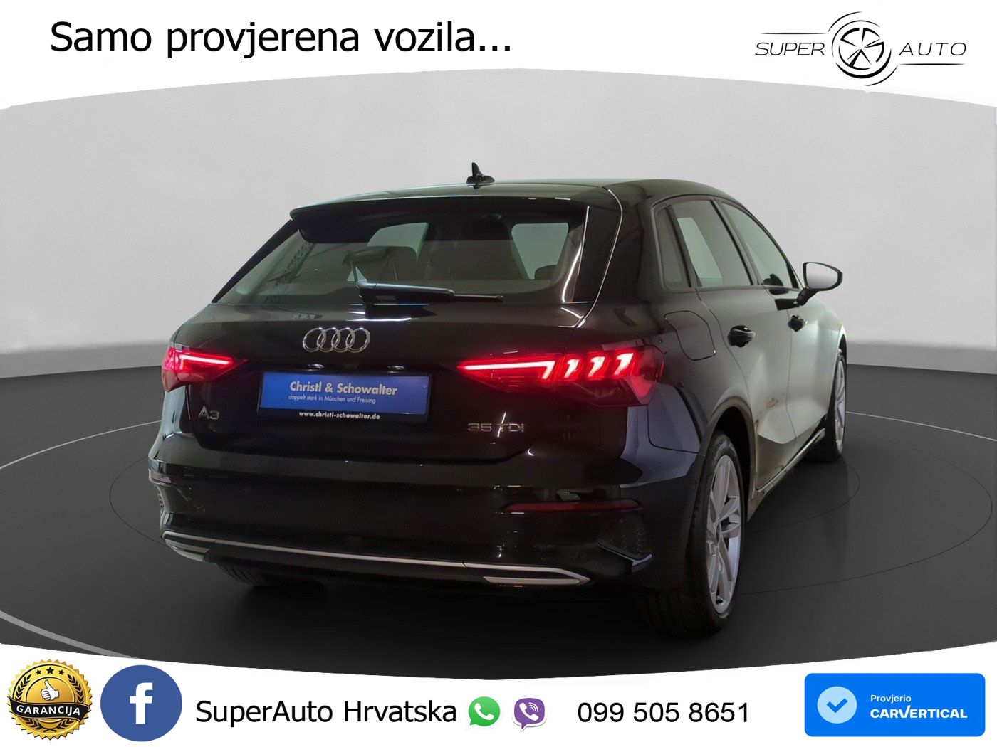 Audi A3 35 TDI (150 KS) S tronic LED+GR SJED+ACC