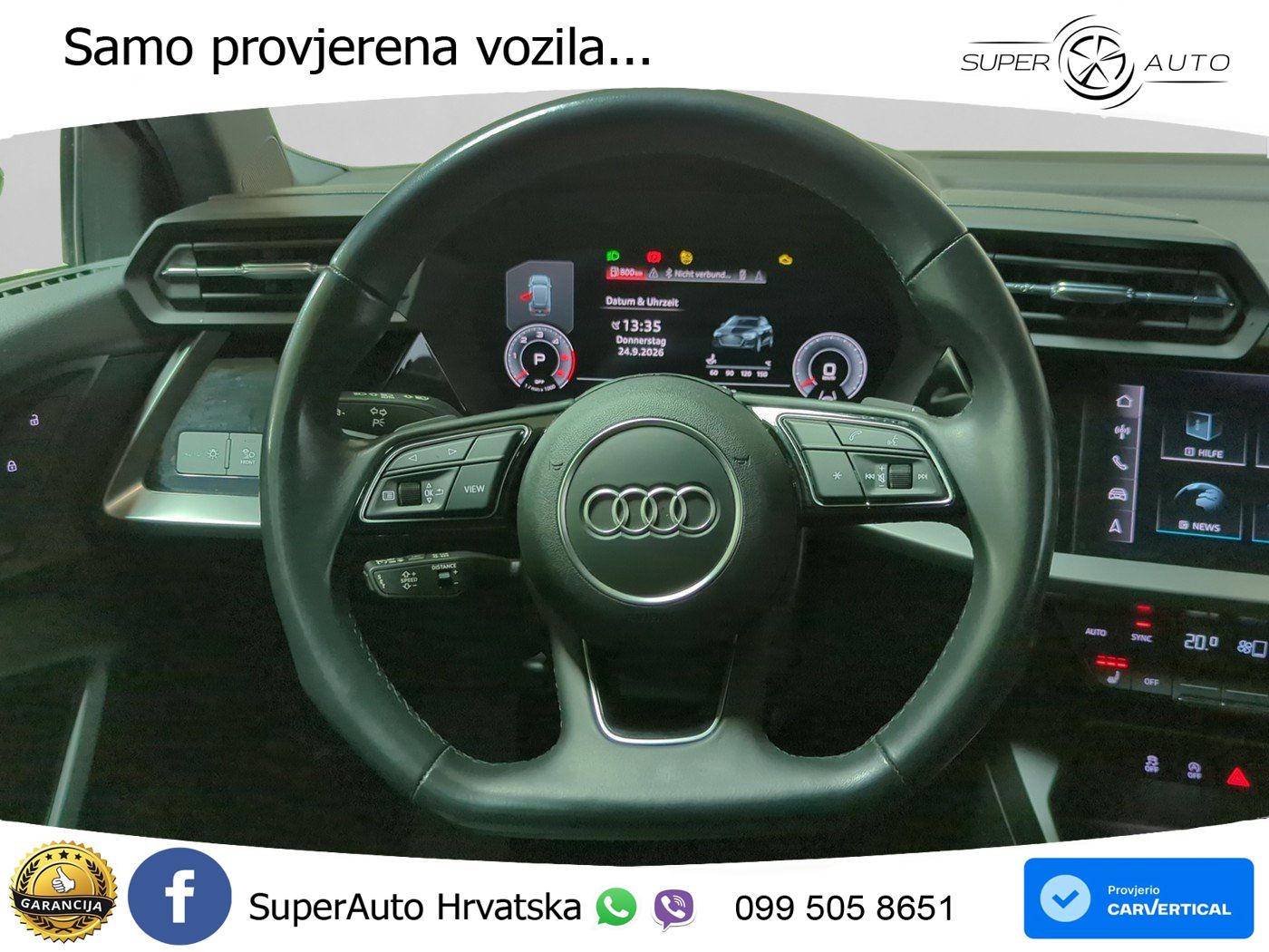 Audi A3 35 TDI (150 KS) S tronic LED+GR SJED+ACC
