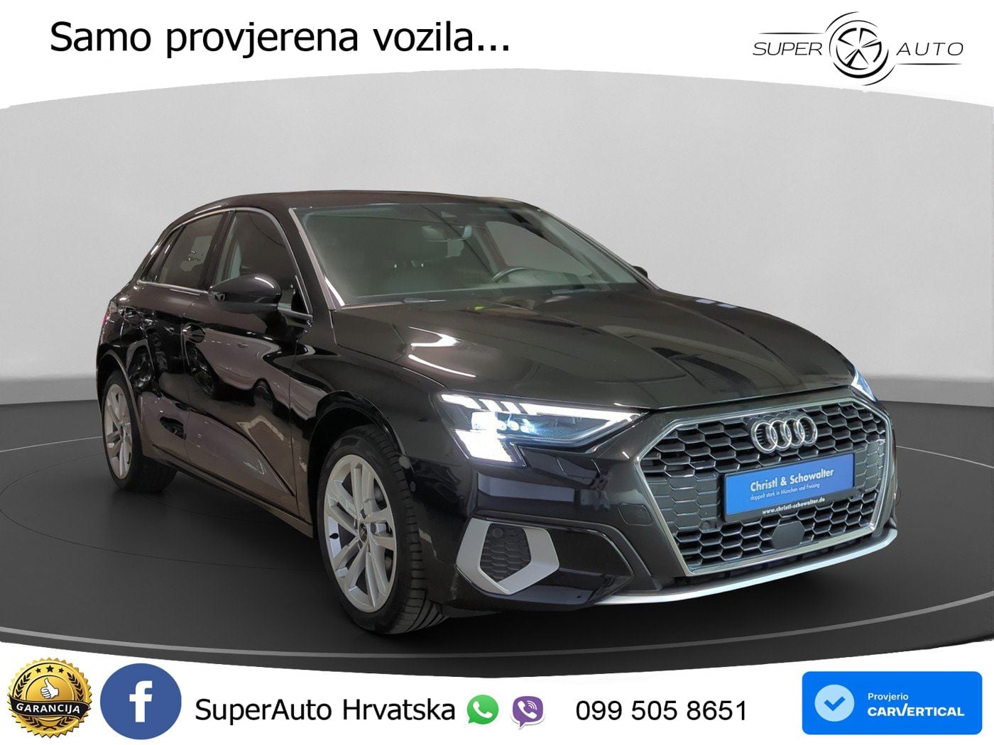 Audi A3 35 TDI (150 KS) S tronic LED+GR SJED+ACC