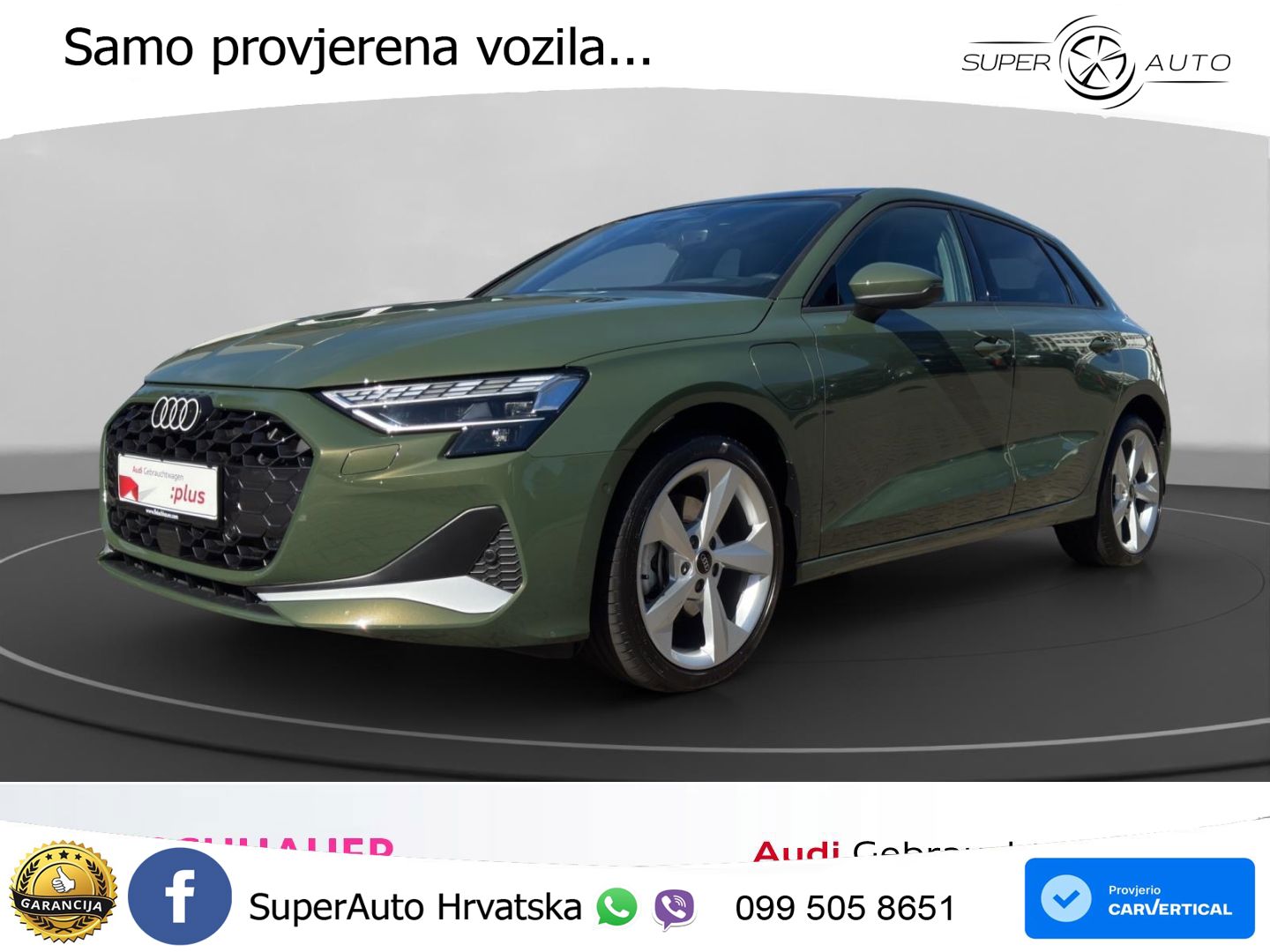 Audi A3 Sportback 40 TFSI e (204 KS) Plug-in Hybrid S tronic advanced LED+GR SJED+ACC