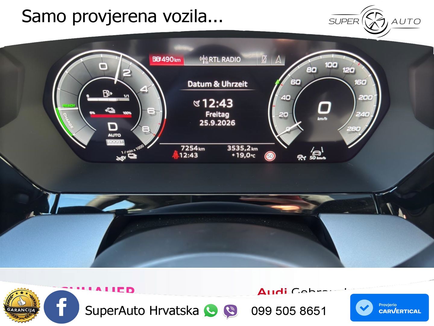 Audi A3 Sportback 40 TFSI e (204 KS) Plug-in Hybrid S tronic advanced LED+GR SJED+ACC