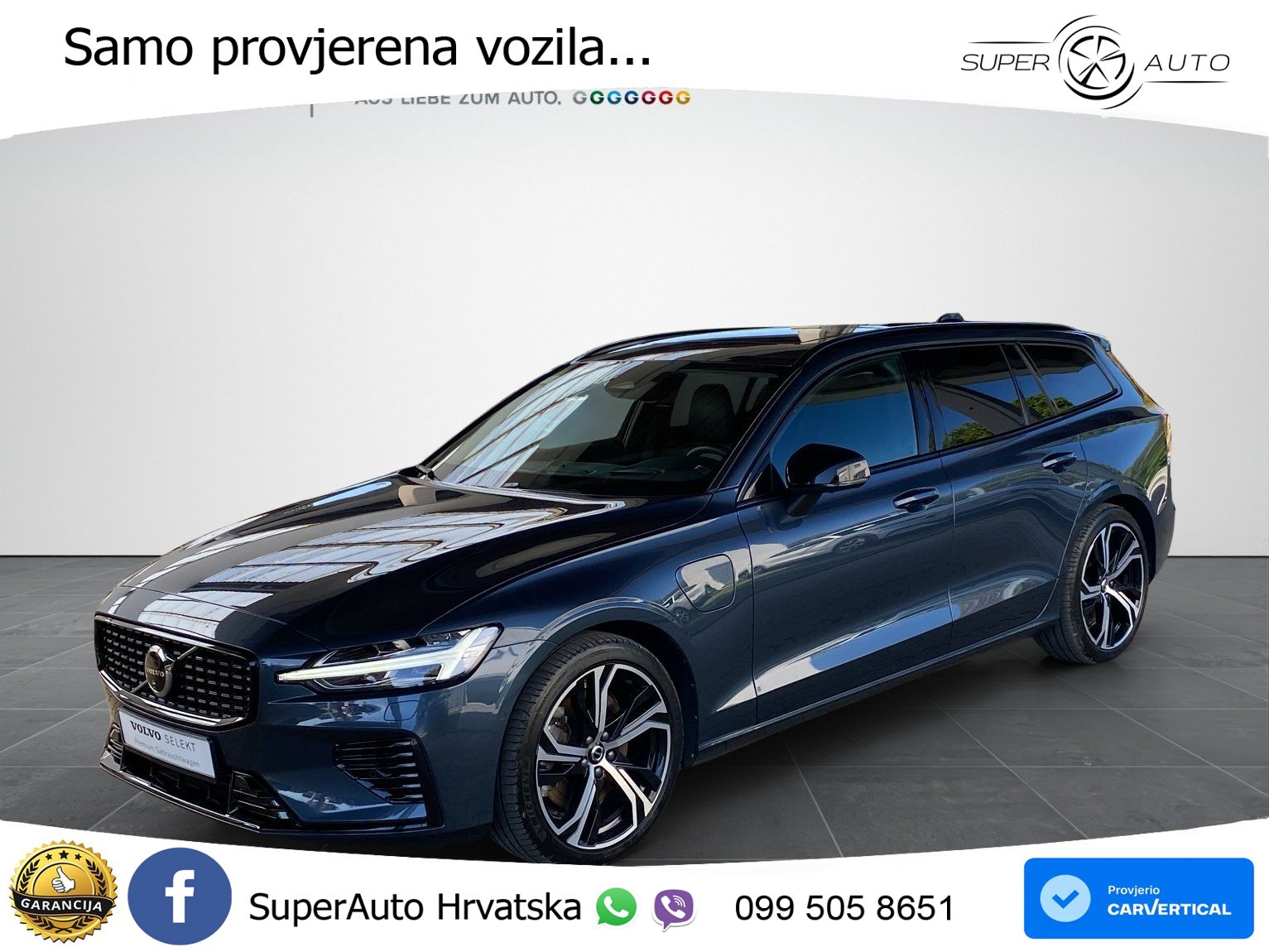 Volvo V60 2.0 T8 AWD Geartronic LED+GR SJED+ACC