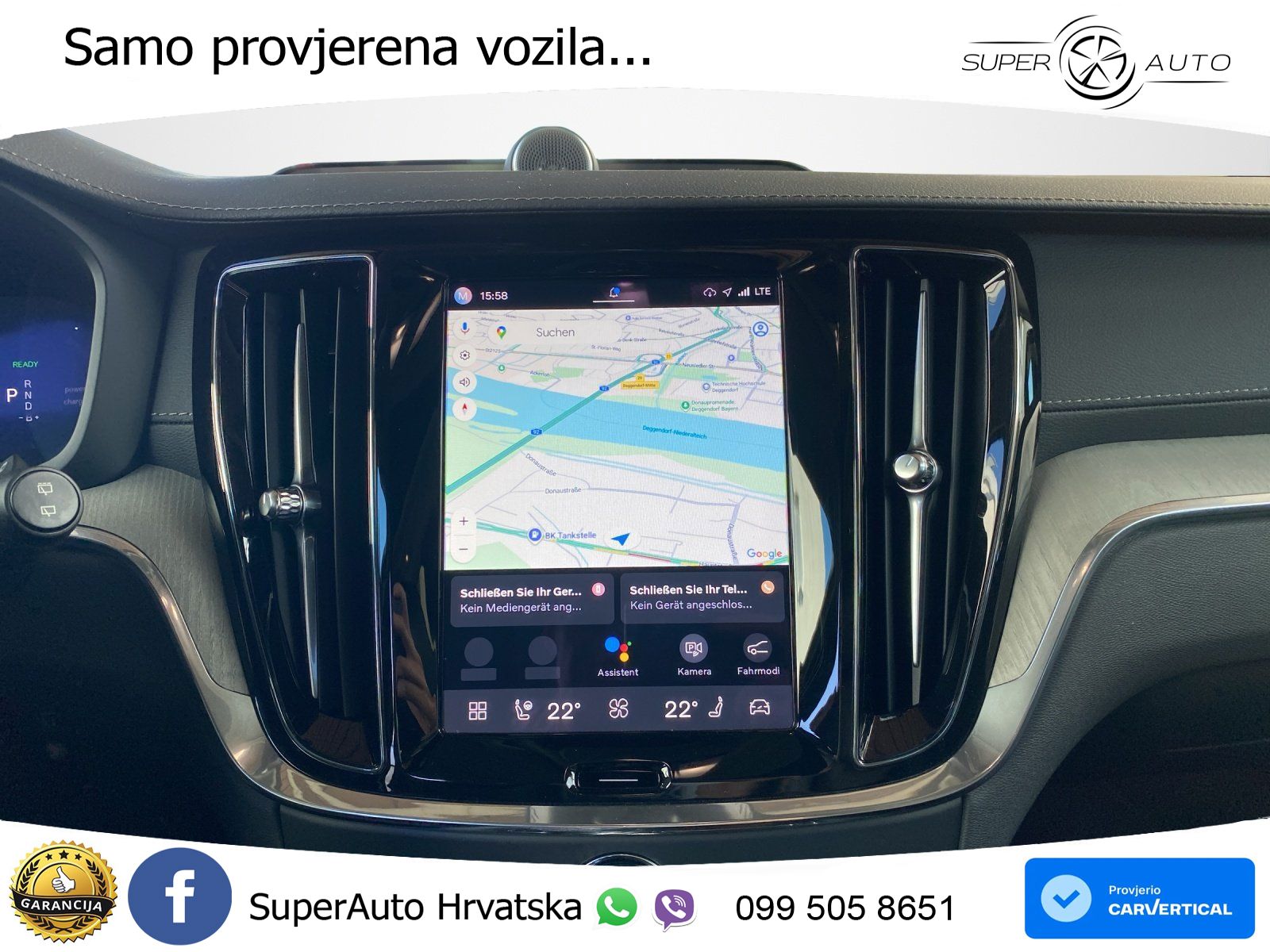 Volvo V60 2.0 T8 AWD Geartronic LED+GR SJED+ACC