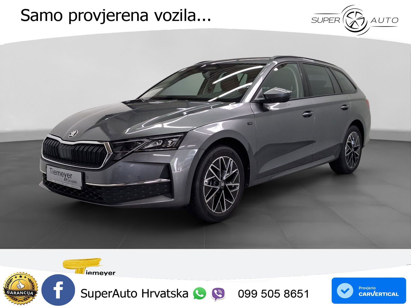 Škoda Octavia Combi 2.0 TDI (150 KS) DSG MATRIX+GR SJED+KAM