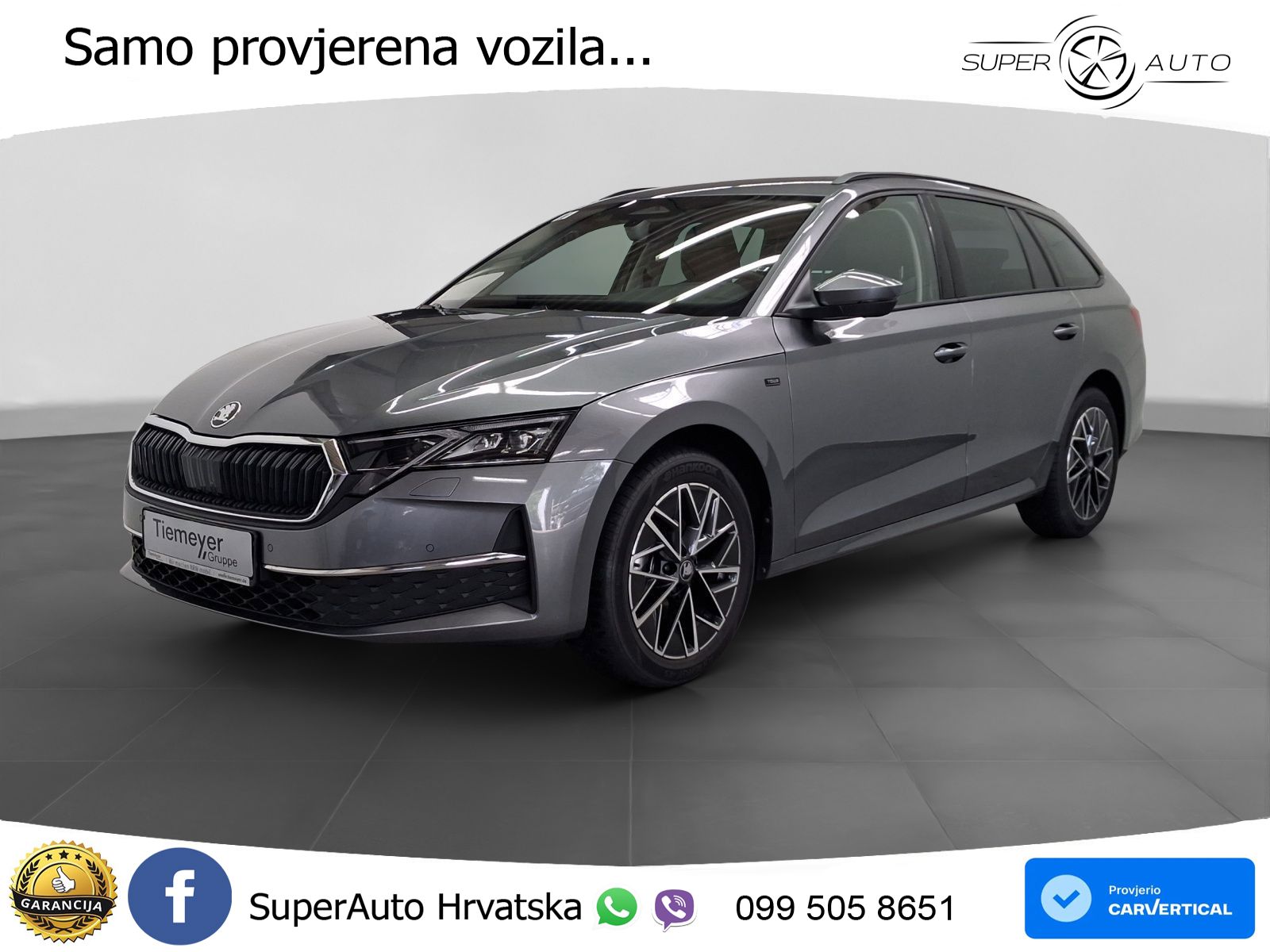 Škoda Octavia Combi 2.0 TDI (150 KS) DSG MATRIX+GR SJED+KAM