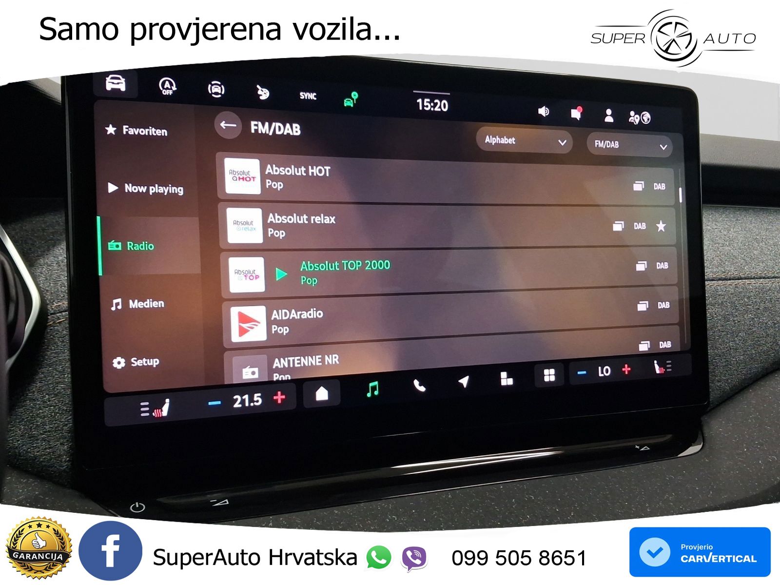 Škoda Octavia Combi 2.0 TDI (150 KS) DSG MATRIX+GR SJED+KAM