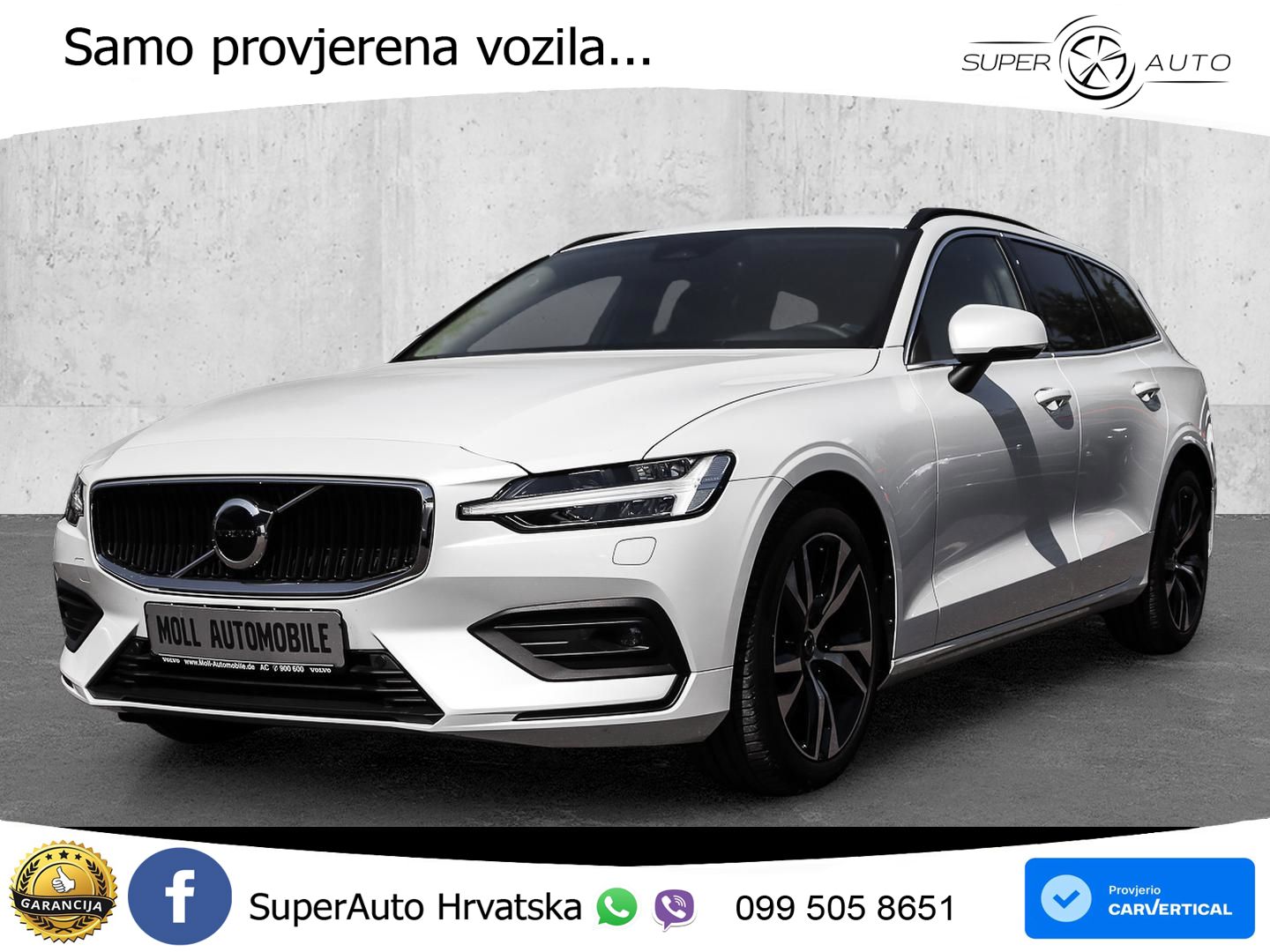 Volvo V60 2.0 B3 DCT LED+GR SJED+ACC