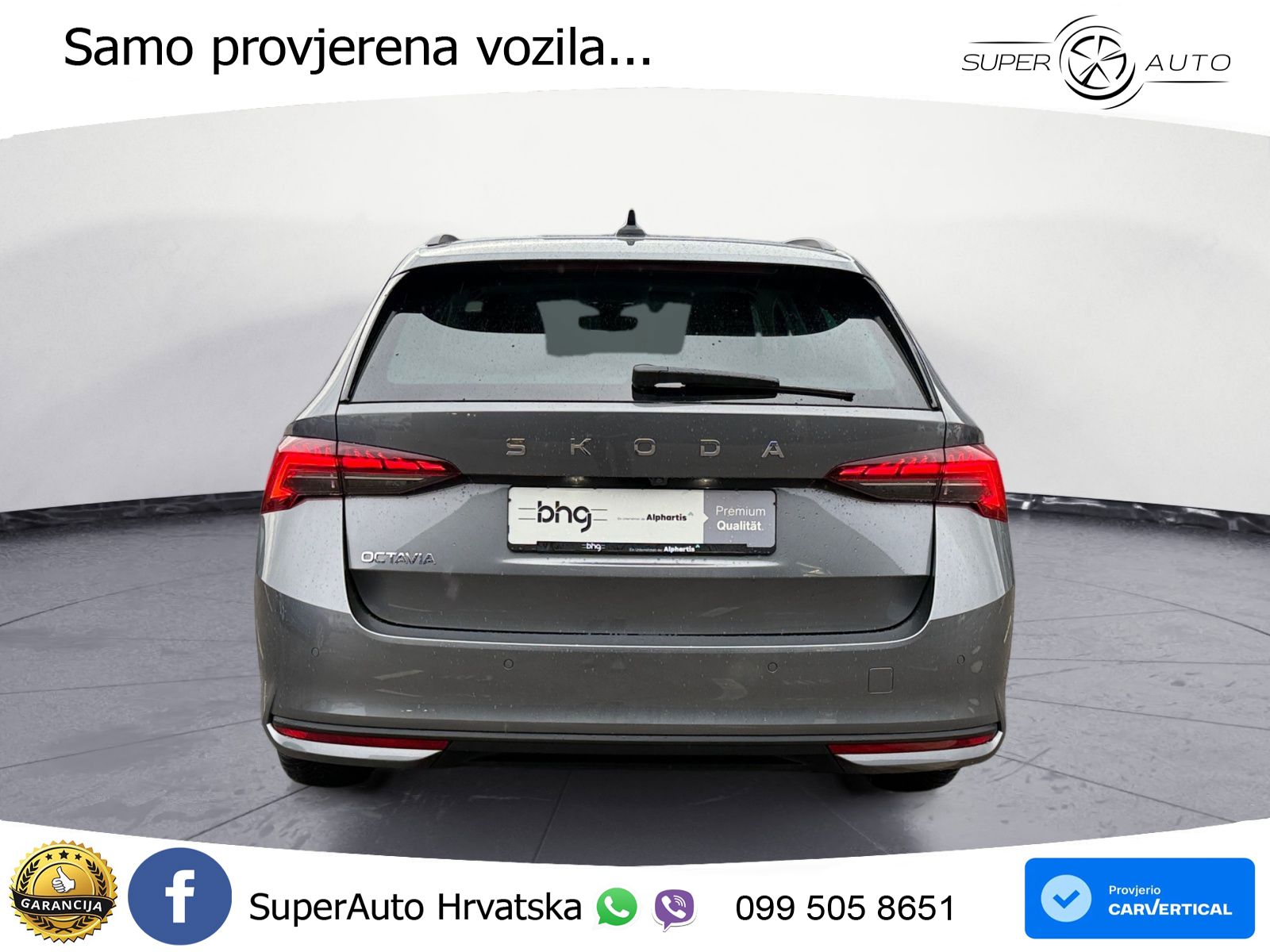 Škoda Octavia Combi 1.5 TSI (150 KS) DSG Selection MATRIX+GR SJED+KAM