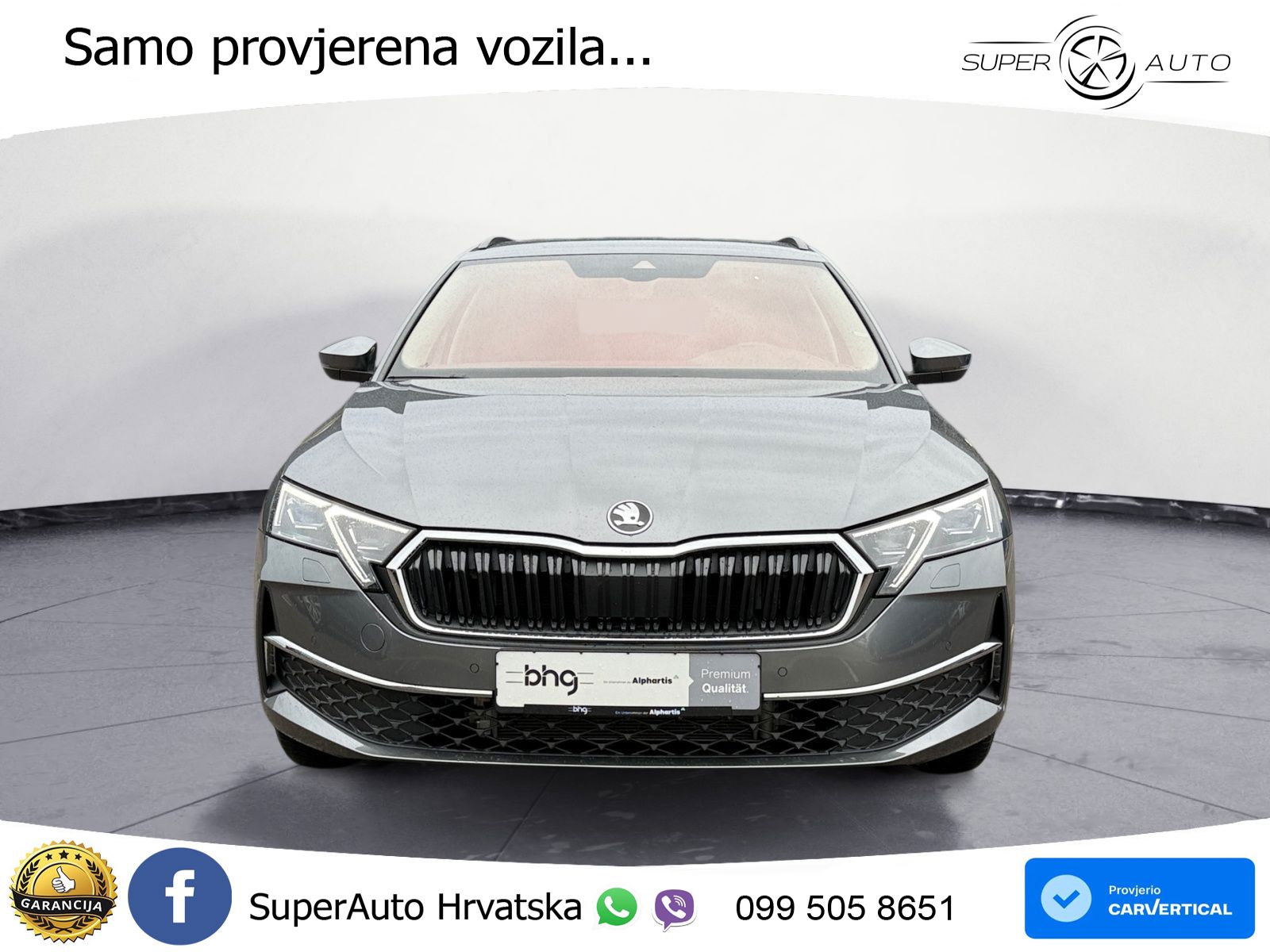 Škoda Octavia Combi 1.5 TSI (150 KS) DSG Selection MATRIX+GR SJED+KAM