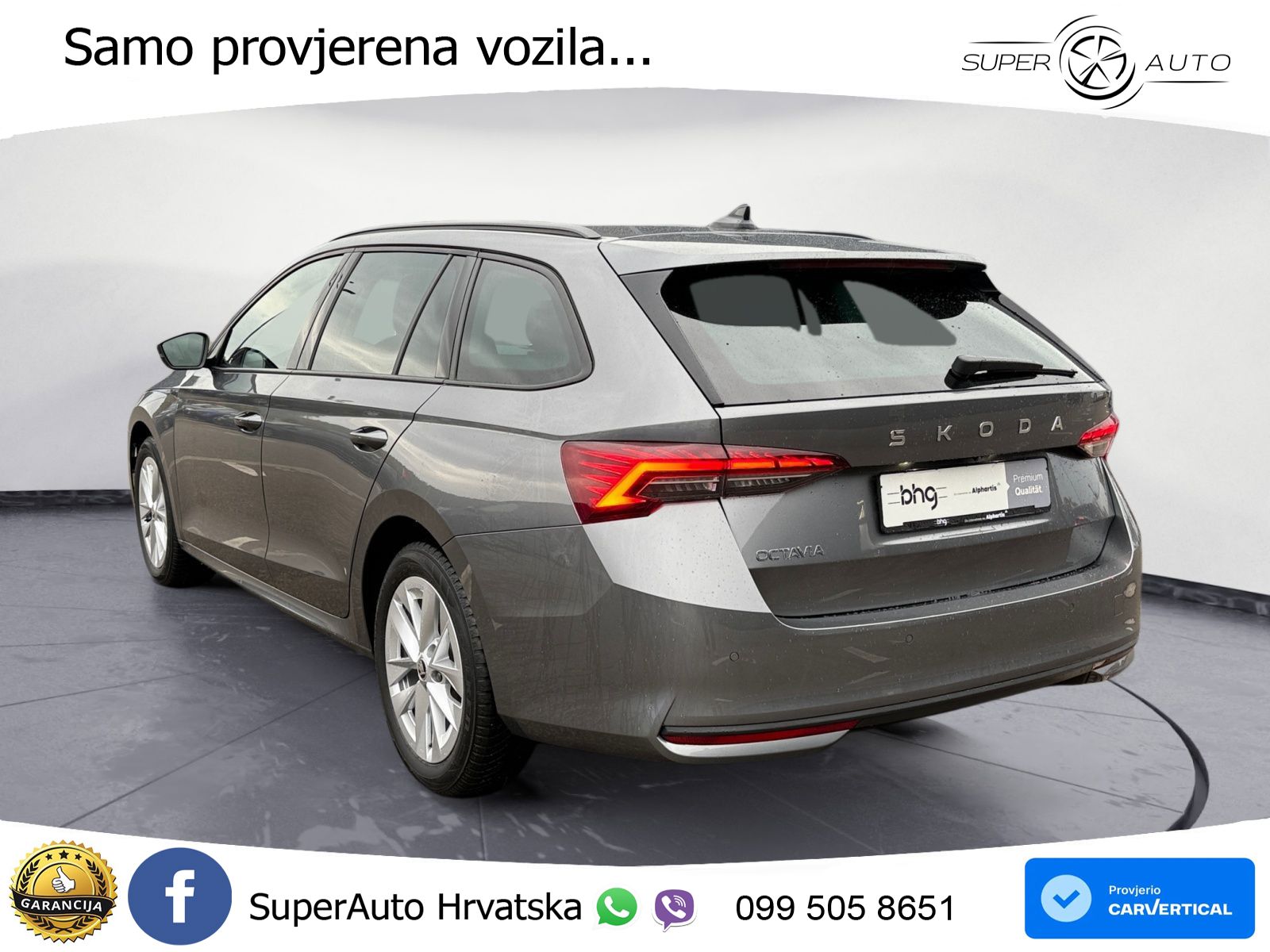Škoda Octavia Combi 1.5 TSI (150 KS) DSG Selection MATRIX+GR SJED+KAM