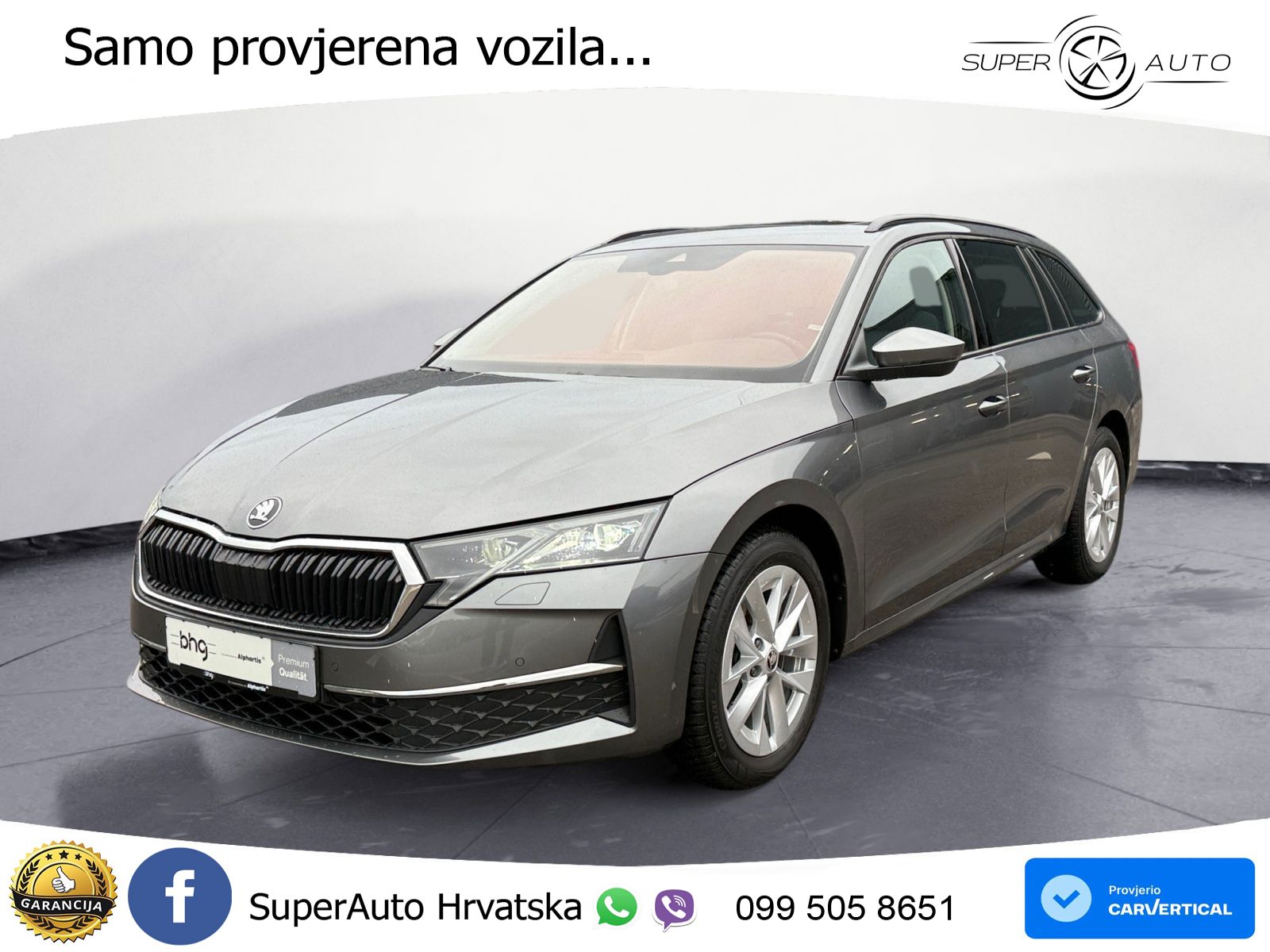 Škoda Octavia Combi 1.5 TSI (150 KS) DSG Selection MATRIX+GR SJED+KAM