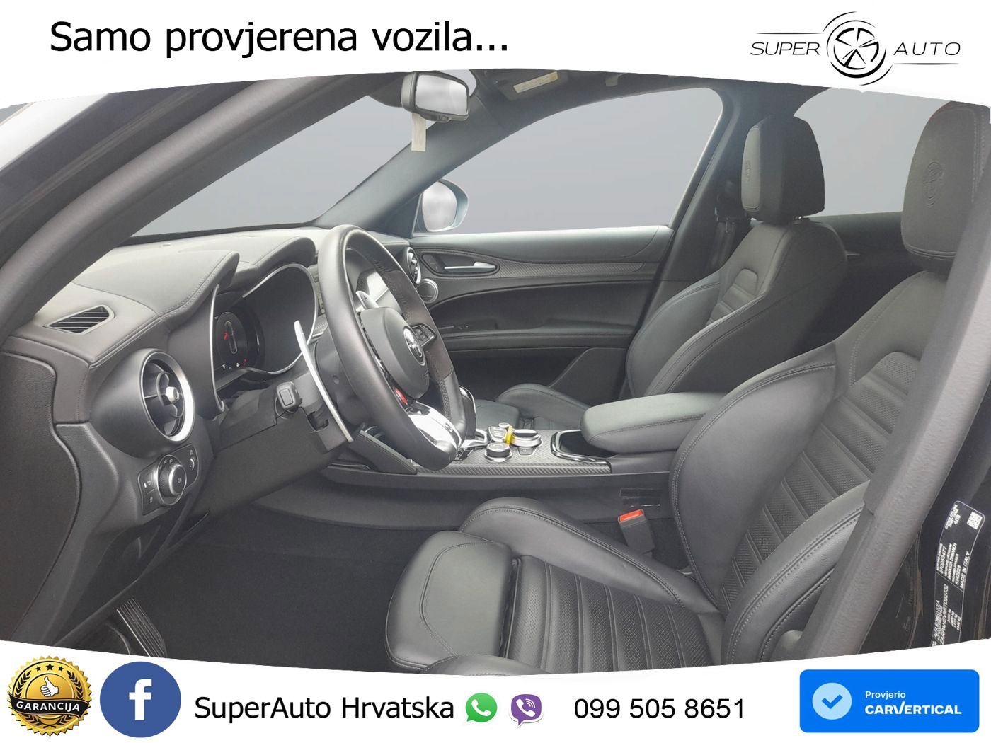 Alfa Romeo Stelvio Quadrifoglio 2.9 V6 Bi-Turbo (520 KS) Q4 Automatic LED+GR SJED+ACC