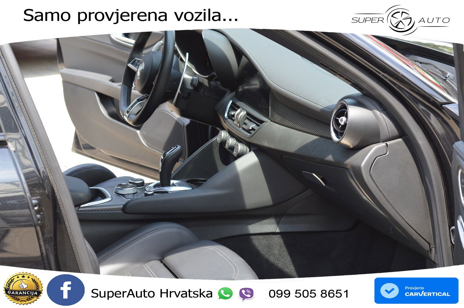 Alfa Romeo Giulia Quadrifoglio 2.9 V6 Bi-Turbo (520 KS) Automatic LED+GR SJED+ACC