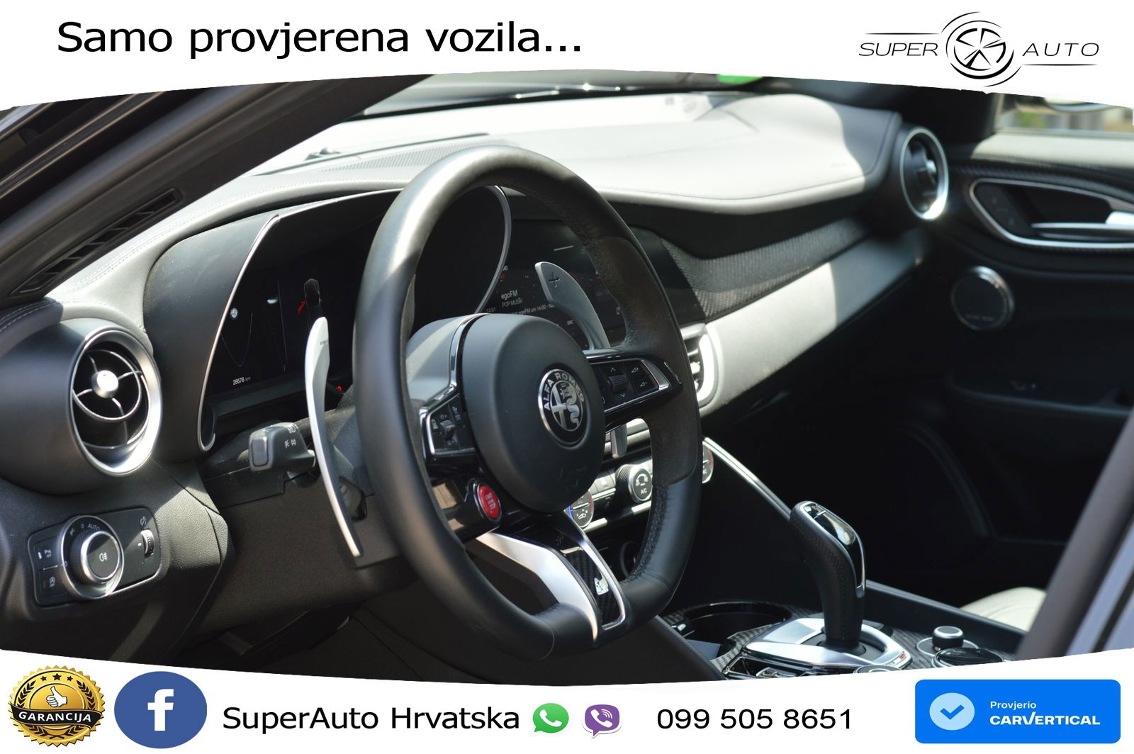 Alfa Romeo Giulia Quadrifoglio 2.9 V6 Bi-Turbo (520 KS) Automatic LED+GR SJED+ACC