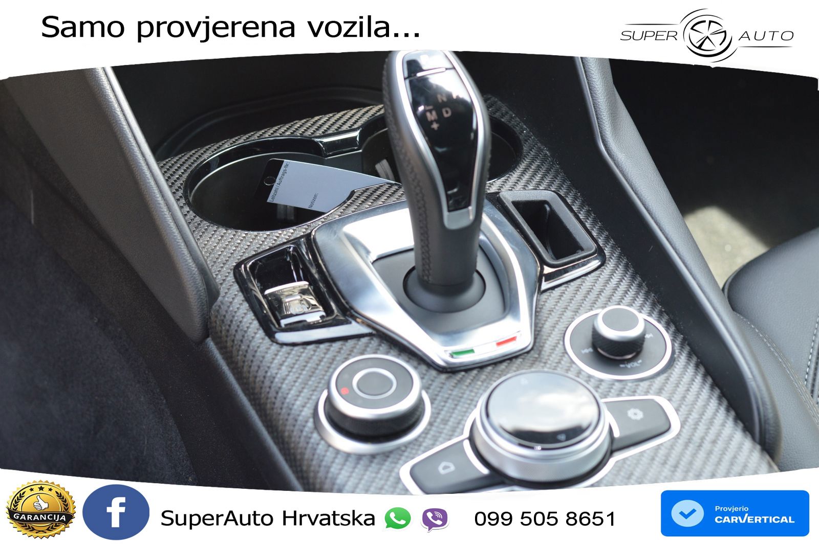Alfa Romeo Giulia Quadrifoglio 2.9 V6 Bi-Turbo (520 KS) Automatic LED+GR SJED+ACC