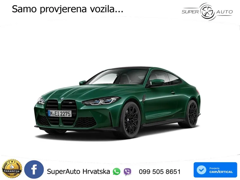 BMW M4 Competition 3.0 (510 KS) Steptronic LED+GR SJED+ACC