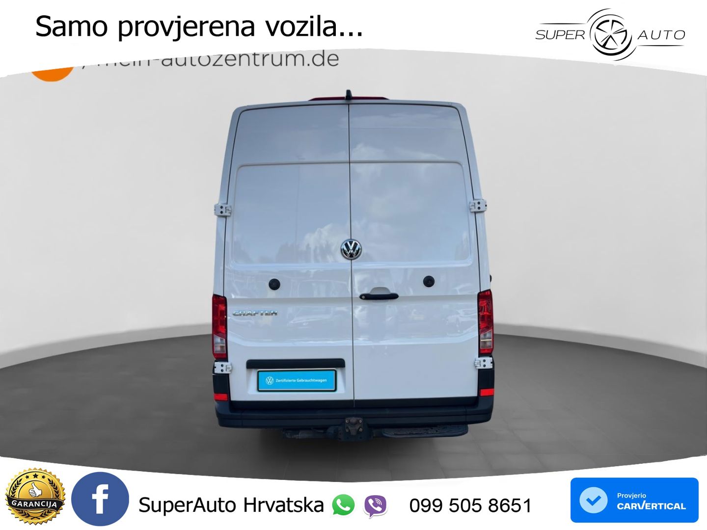 Volkswagen Crafter Kasten 35 2.0 TDI 5-Sitzer AHK Kamera Ap 140 KS