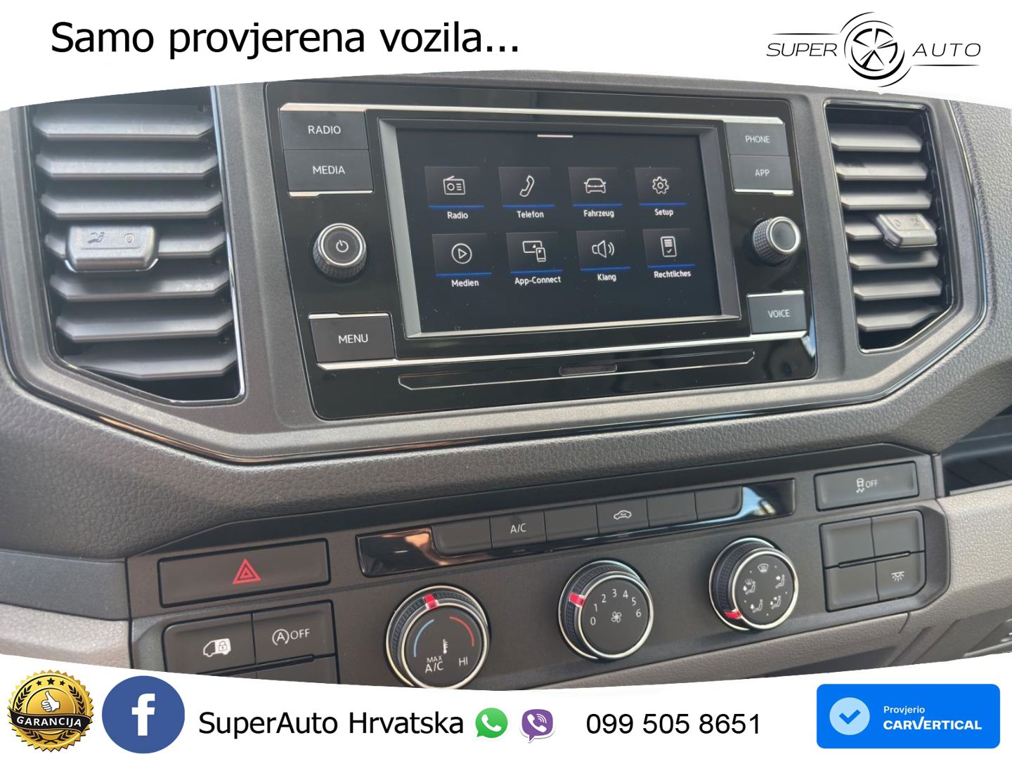 Volkswagen Crafter Kasten 35 2.0 TDI 5-Sitzer AHK Kamera Ap 140 KS