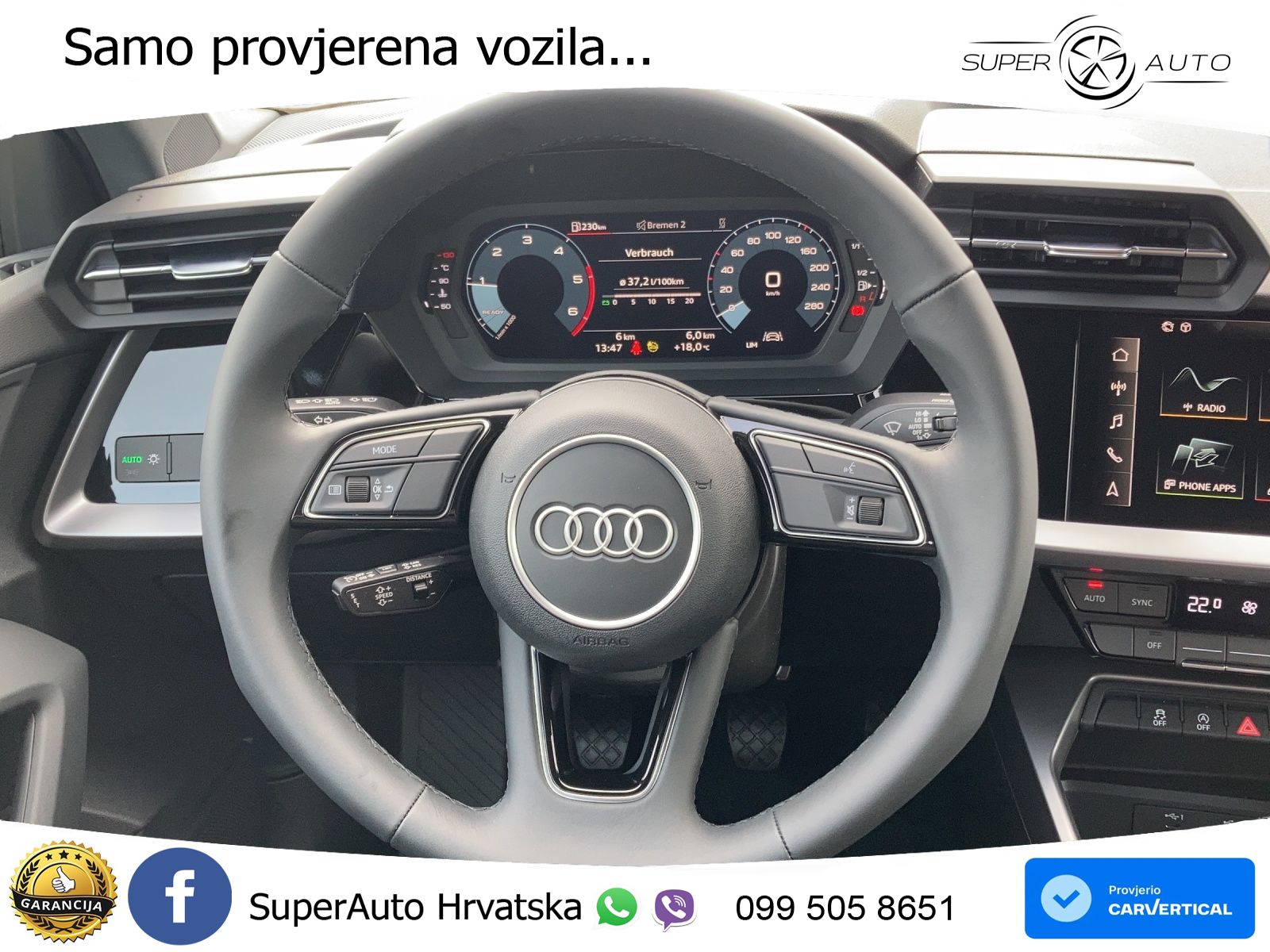 Audi A3 30 TDI (116 KS) advanced