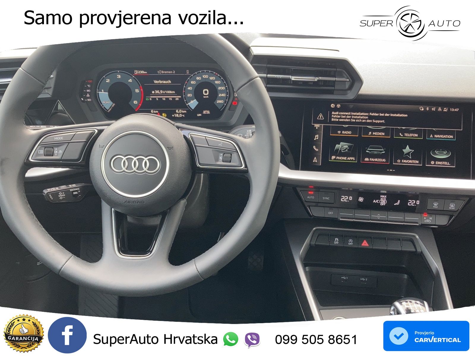 Audi A3 30 TDI (116 KS) advanced