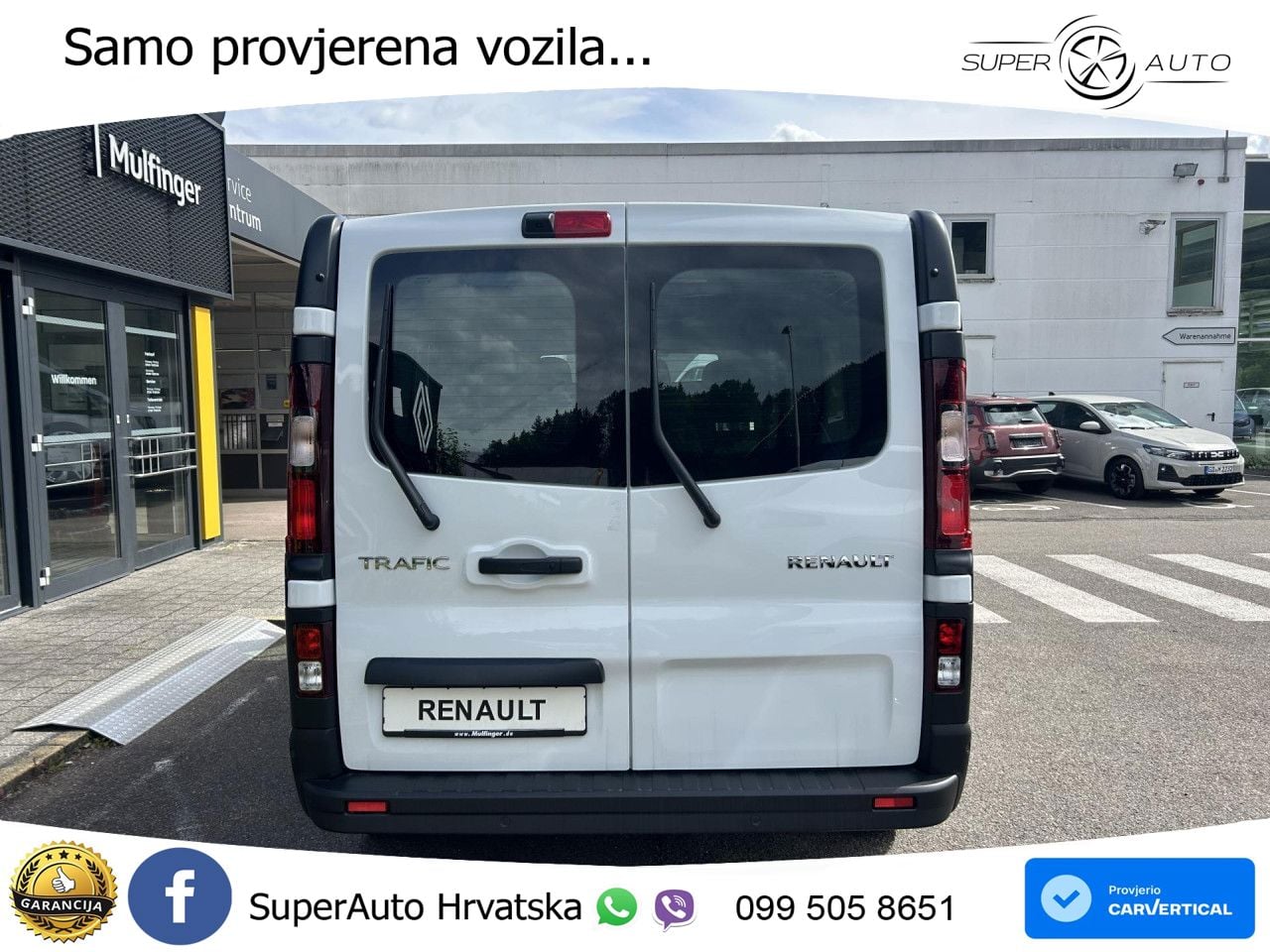 Renault Trafic Lkw Komfort L2H1 3,1t Blue dCi 170 MY24 170 KS