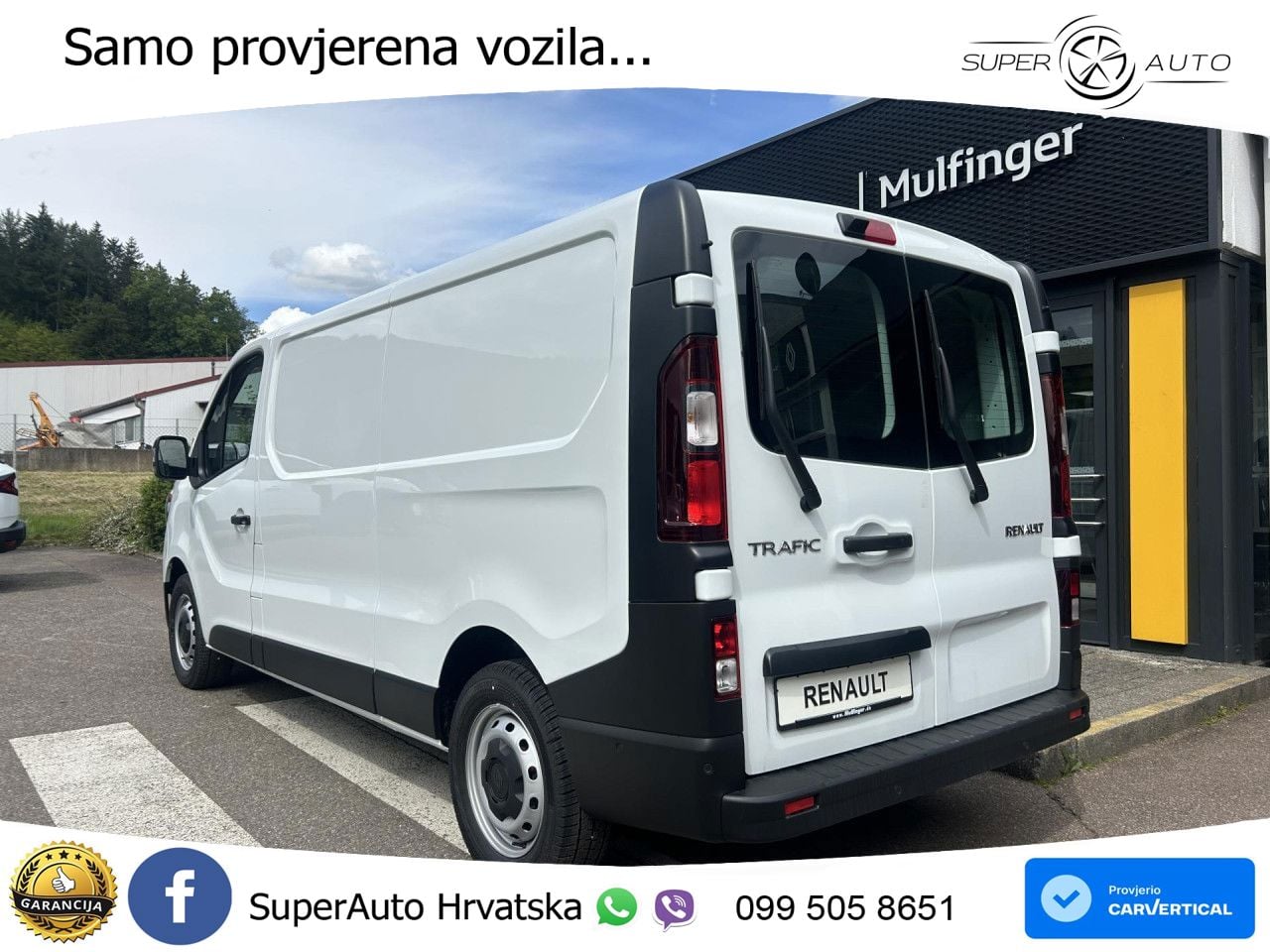 Renault Trafic Lkw Komfort L2H1 3,1t Blue dCi 170 MY24 170 KS