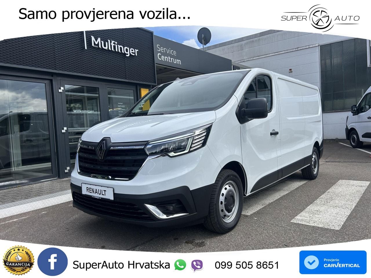 Renault Trafic Lkw Komfort L2H1 3,1t Blue dCi 170 MY24 170 KS