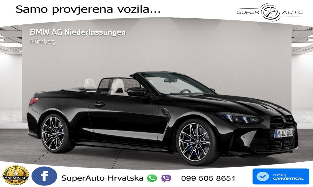 BMW M4 Convertible Competition 3.0 (530 KS) xDrive Steptronic