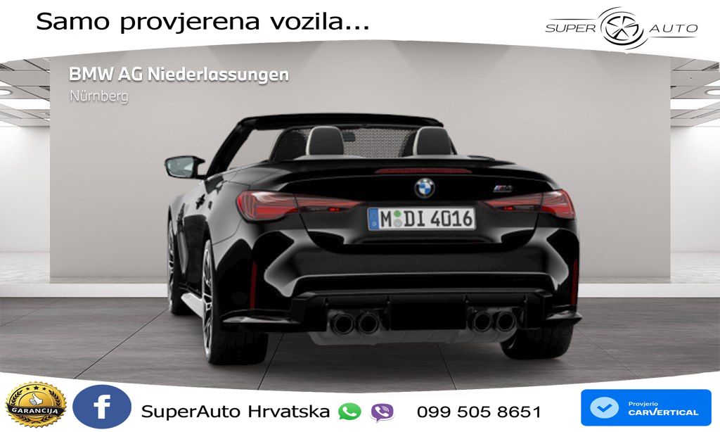 BMW M4 Convertible Competition 3.0 (530 KS) xDrive Steptronic
