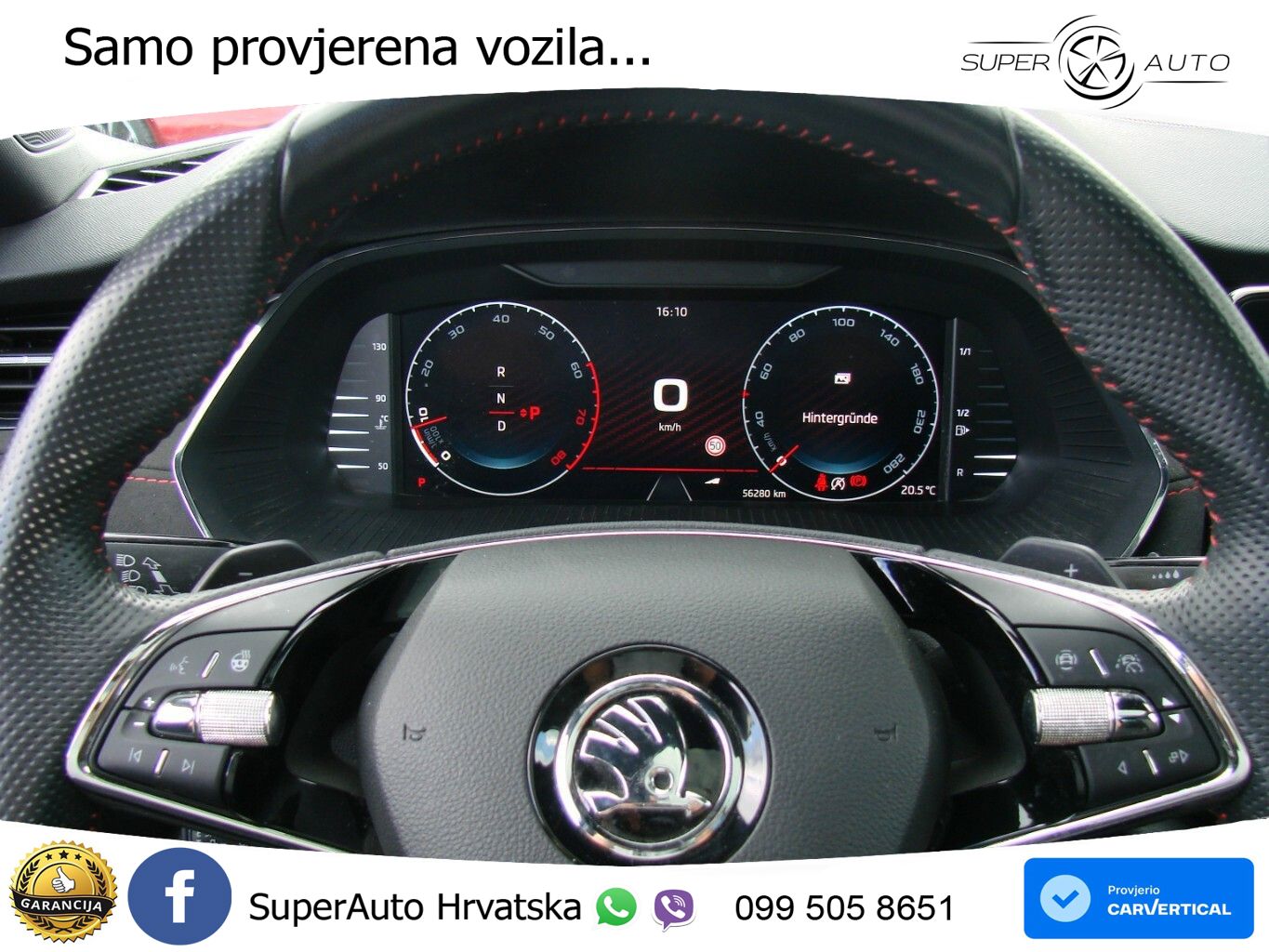Škoda Octavia Combi RS 2.0 TSI (245 KS) DSG LED+GR SJED+ACC