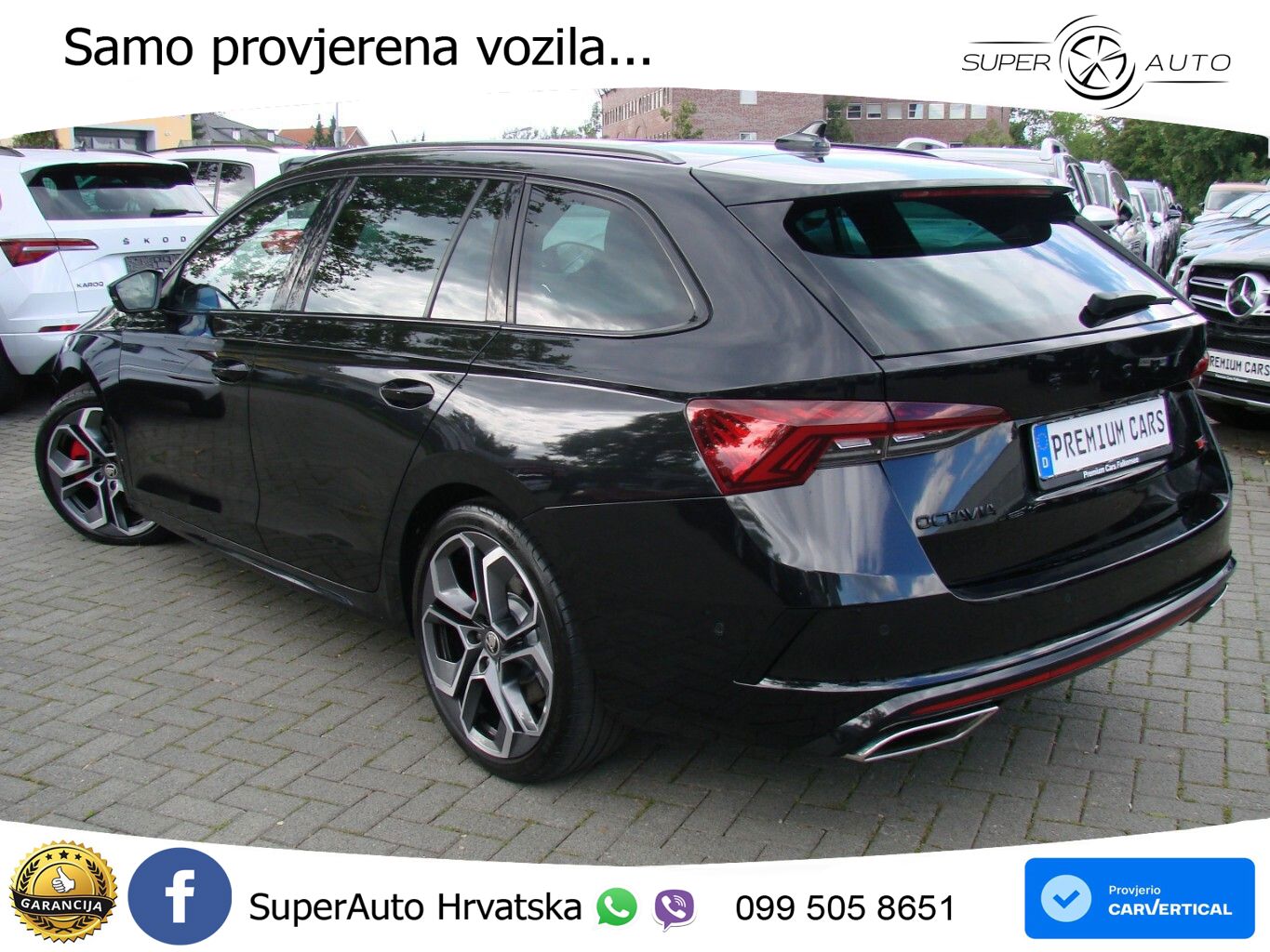 Škoda Octavia Combi RS 2.0 TSI (245 KS) DSG LED+GR SJED+ACC