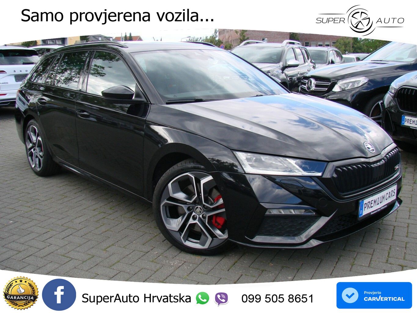 Škoda Octavia Combi RS 2.0 TSI (245 KS) DSG LED+GR SJED+ACC