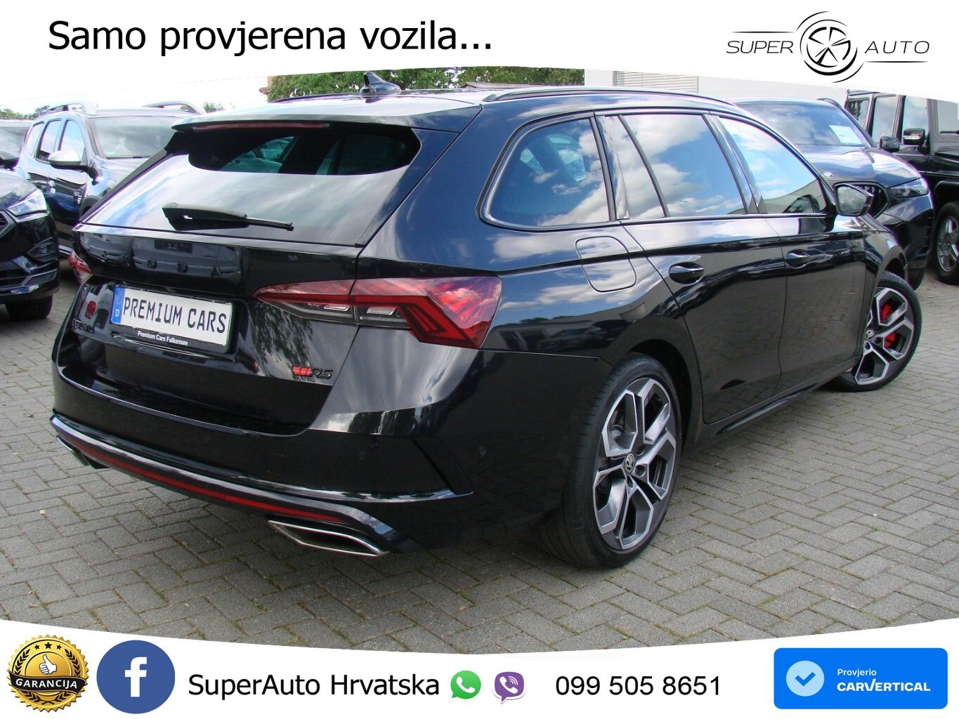 Škoda Octavia Combi RS 2.0 TSI (245 KS) DSG LED+GR SJED+ACC