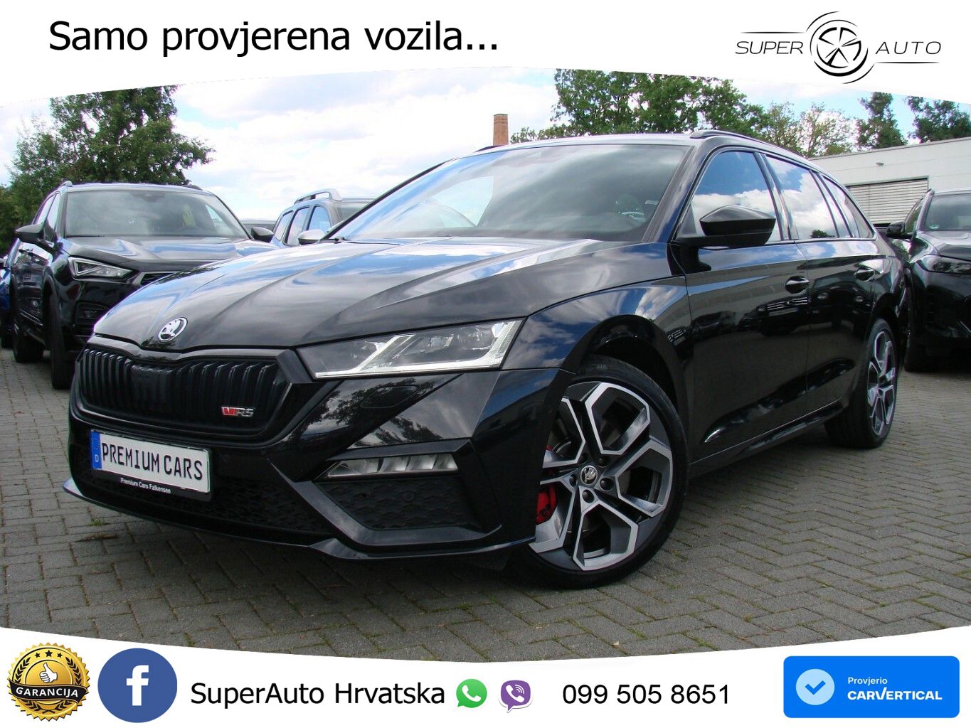 Škoda Octavia Combi RS 2.0 TSI (245 KS) DSG LED+GR SJED+ACC