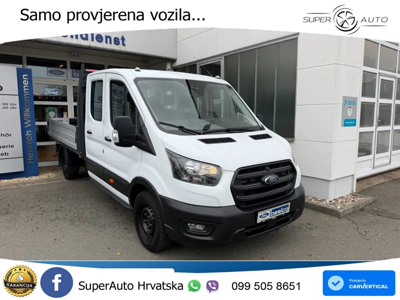 Ford Transit Pritsche 350L3 DoKa Trend+AHK+RFK+DAB+ 170 KS