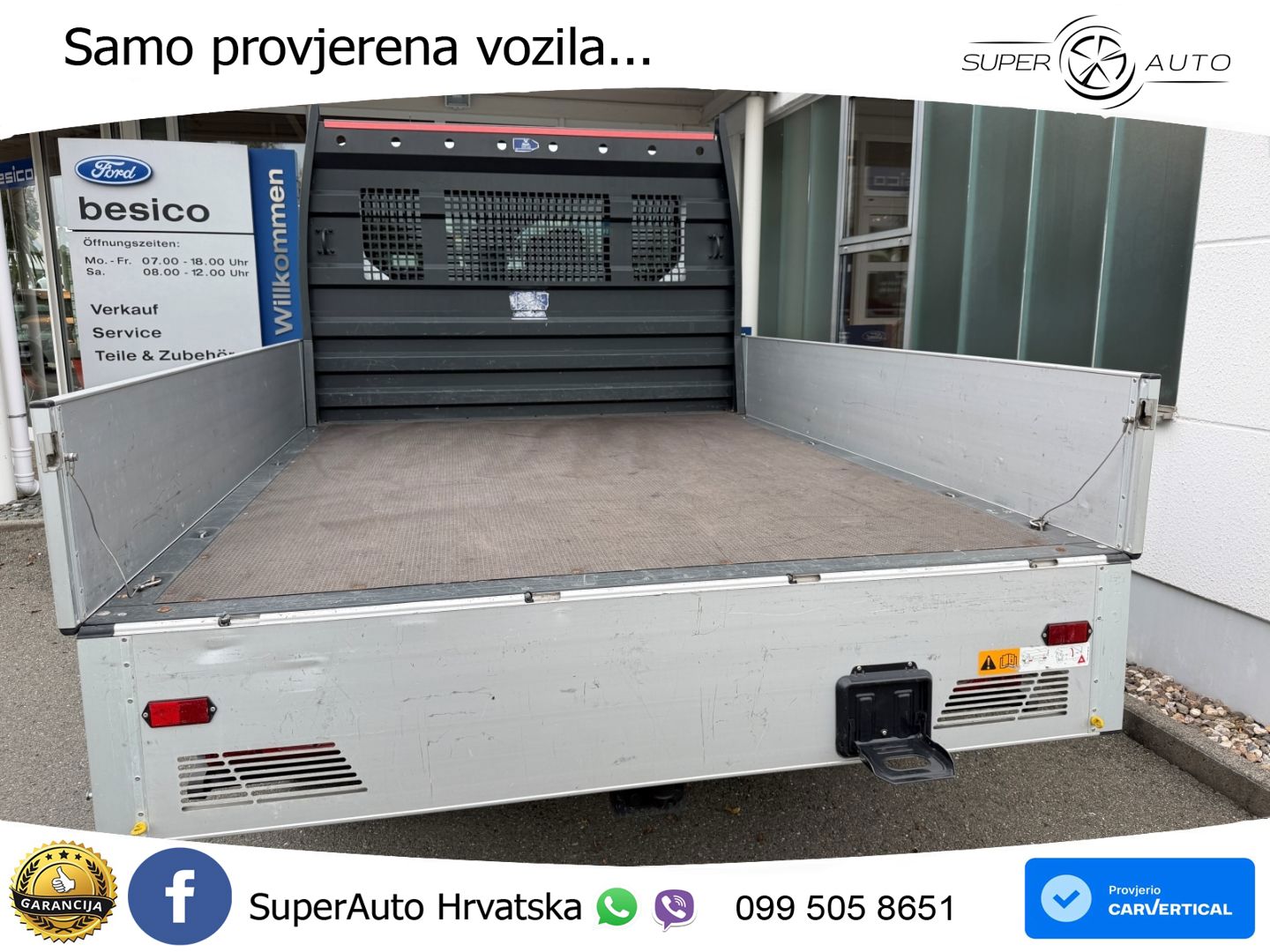 Ford Transit Pritsche 350L3 DoKa Trend+AHK+RFK+DAB+ 170 KS