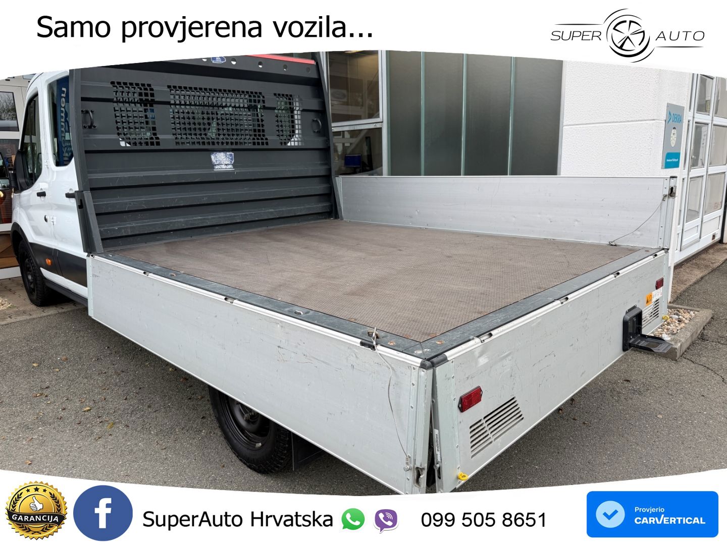 Ford Transit Pritsche 350L3 DoKa Trend+AHK+RFK+DAB+ 170 KS
