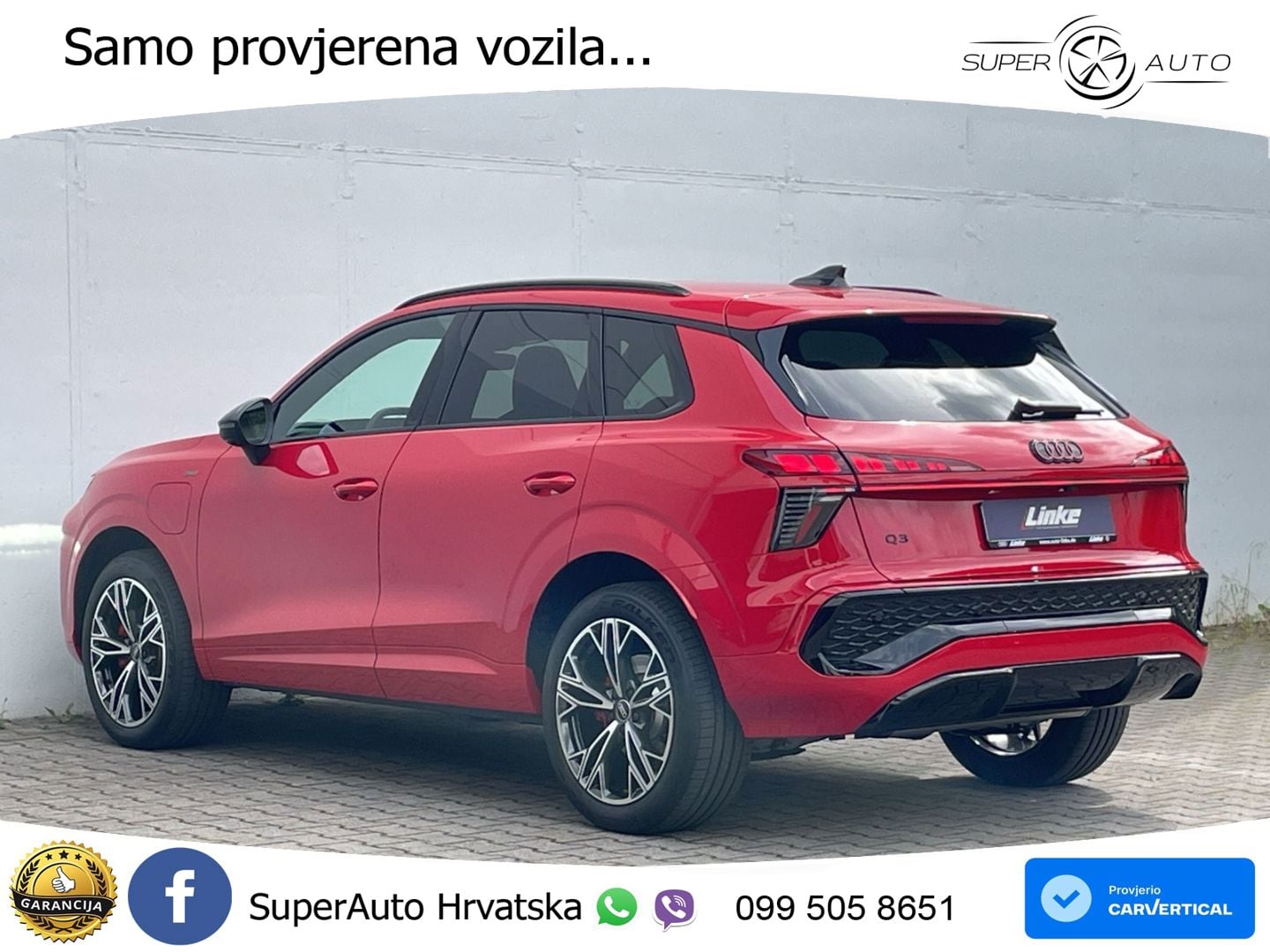 Audi Q3 1.5 TFSIe (272 KS) S tronic S line LED+GR SJED+ACC