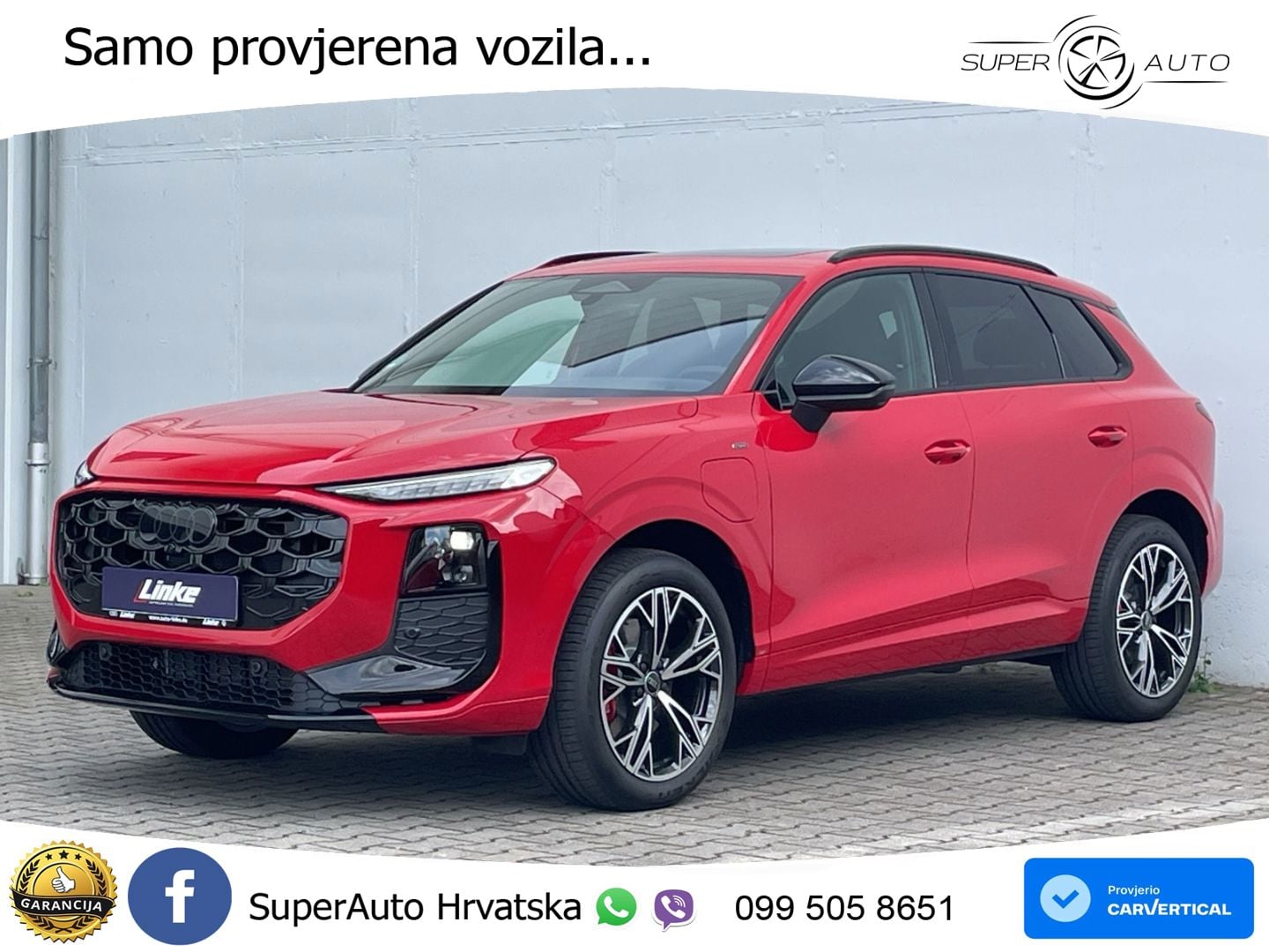 Audi Q3 1.5 TFSIe (272 KS) S tronic S line LED+GR SJED+ACC