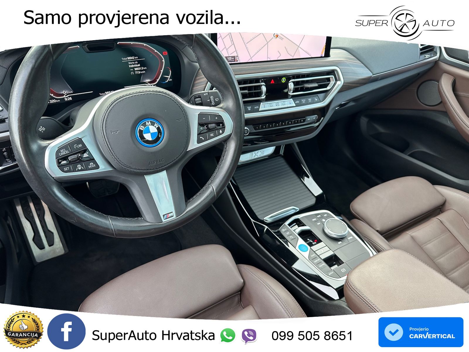 BMW iX3 80 kWh (286 KS) M Sport ACC+HEAD+GR SJED+360+PANO