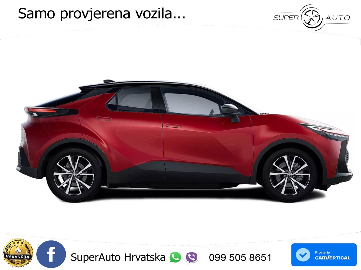Toyota C-HR 1.8 (140 KS) Hybrid e-CVT Teamplayer LED+GR SJED+ACC
