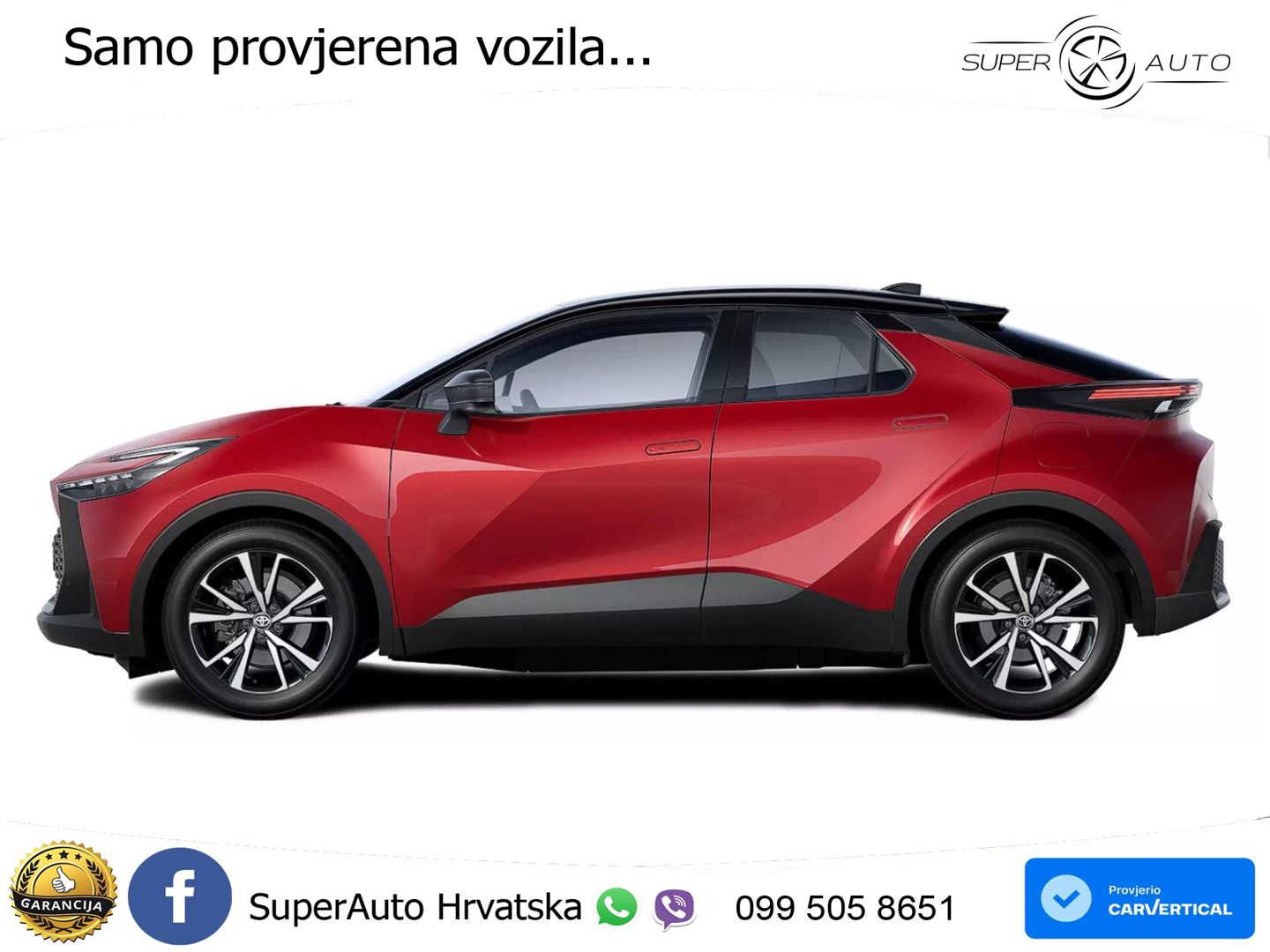 Toyota C-HR 1.8 (140 KS) Hybrid e-CVT Teamplayer LED+GR SJED+ACC