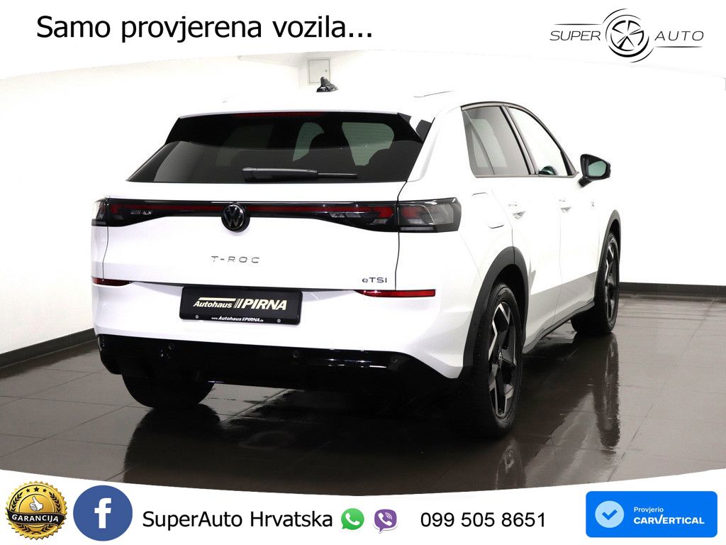 Volkswagen T-Roc 1.5 eTSI (150 KS)  DSG R-Line MATRIX+GR SJED+KAM