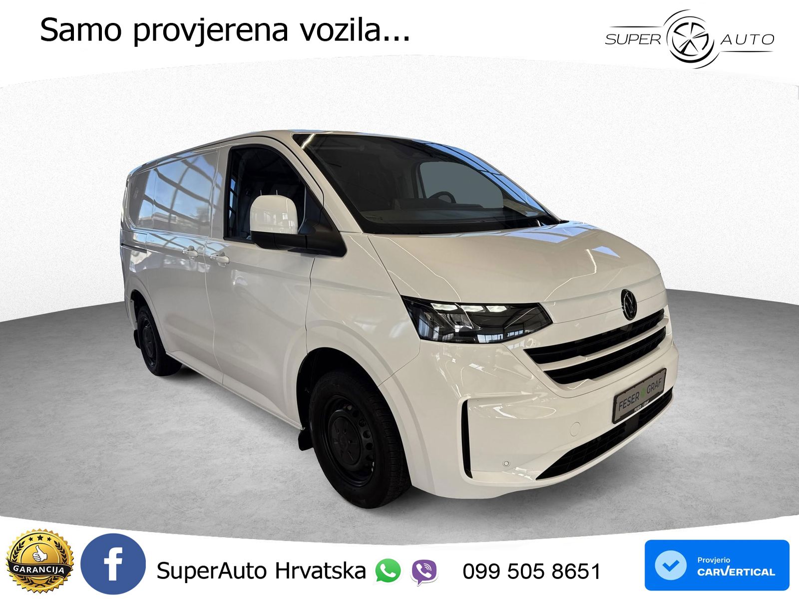 Volkswagen T7 Transporter Kasten 2.0 TDI KR AHK Kamera Klim 150 KS