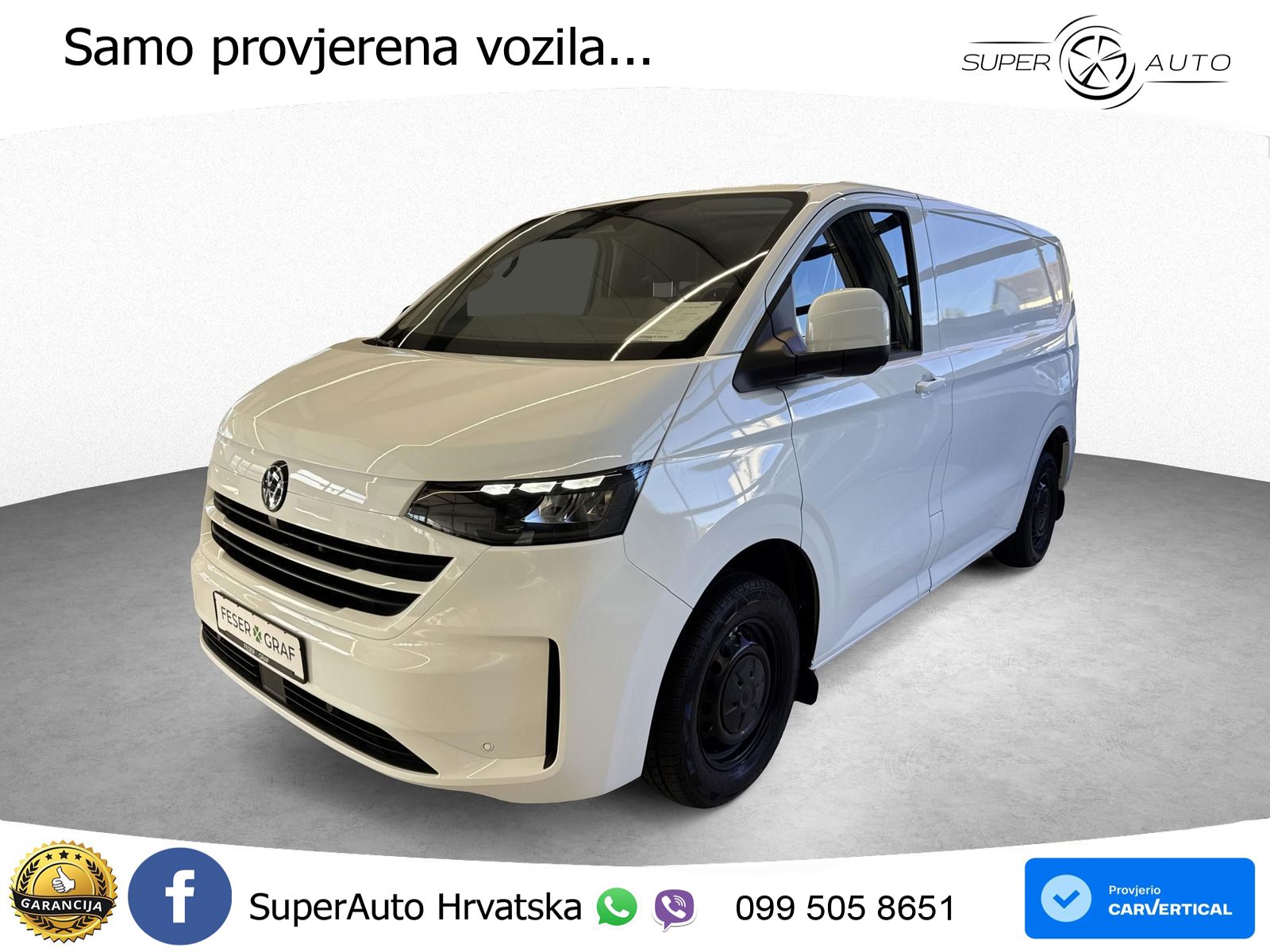 Volkswagen T7 Transporter Kasten 2.0 TDI KR AHK Kamera Klim 150 KS