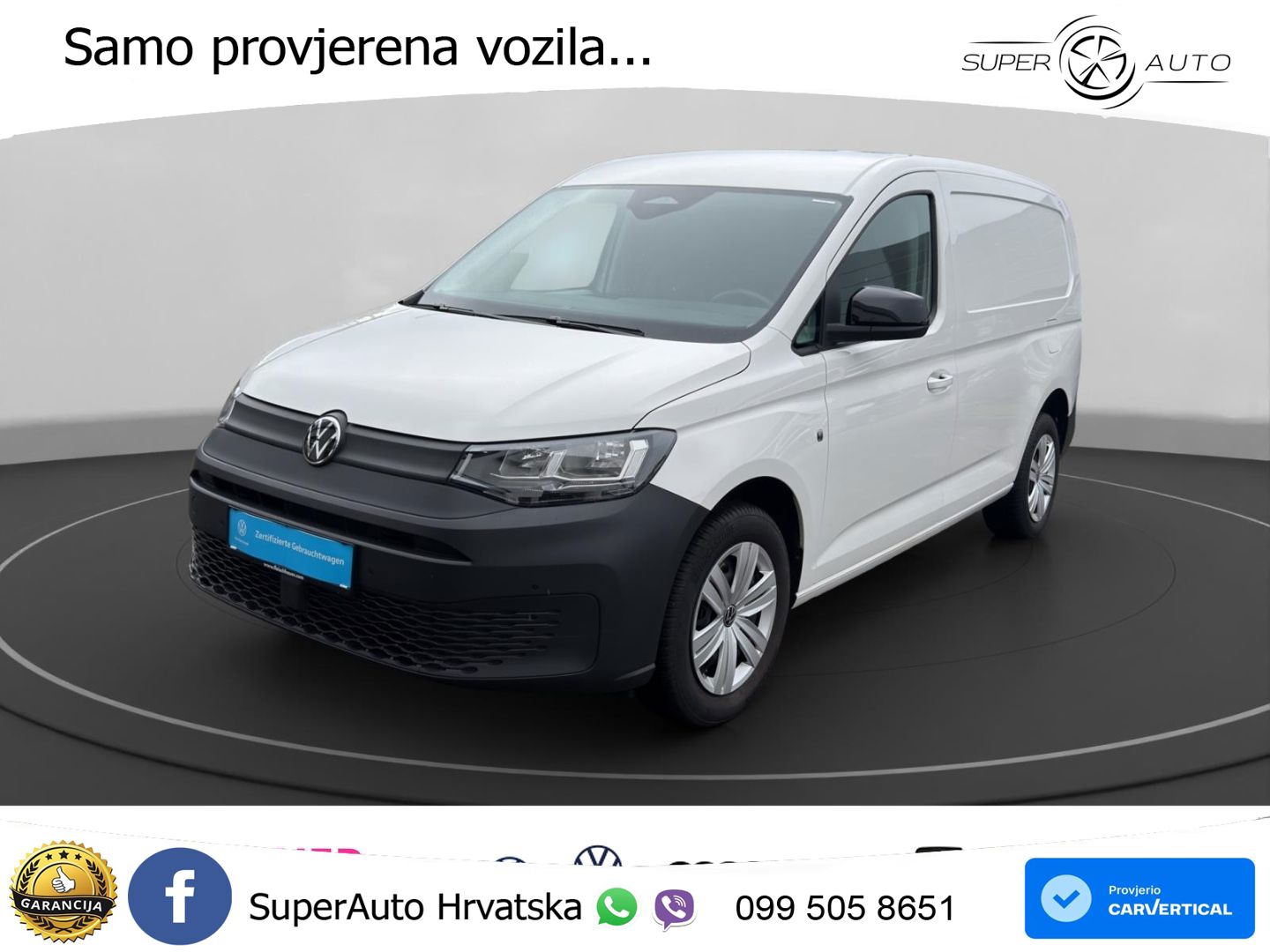 Volkswagen Caddy Cargo DSG+ACC+DAB+SHZ+KAMERA 122 KS