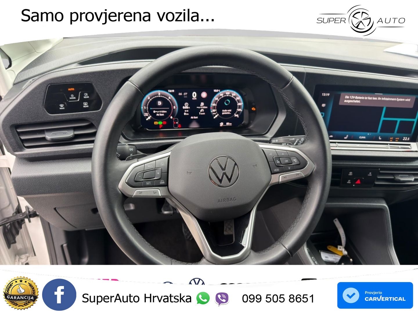 Volkswagen Caddy Cargo DSG+ACC+DAB+SHZ+KAMERA 122 KS