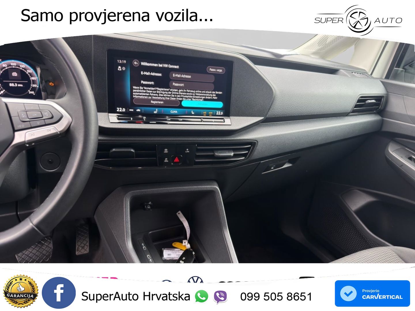 Volkswagen Caddy Cargo DSG+ACC+DAB+SHZ+KAMERA 122 KS