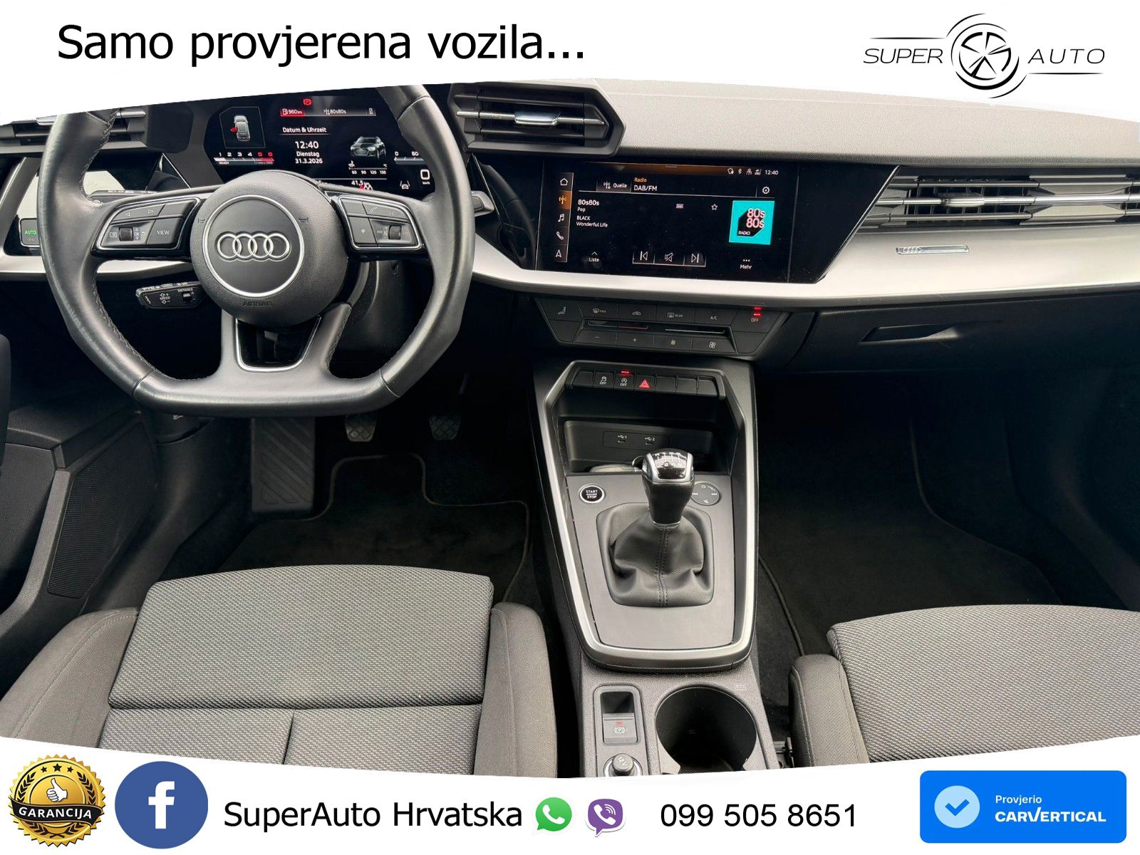 Audi A3 30 TDI (116 KS) LED+ACC