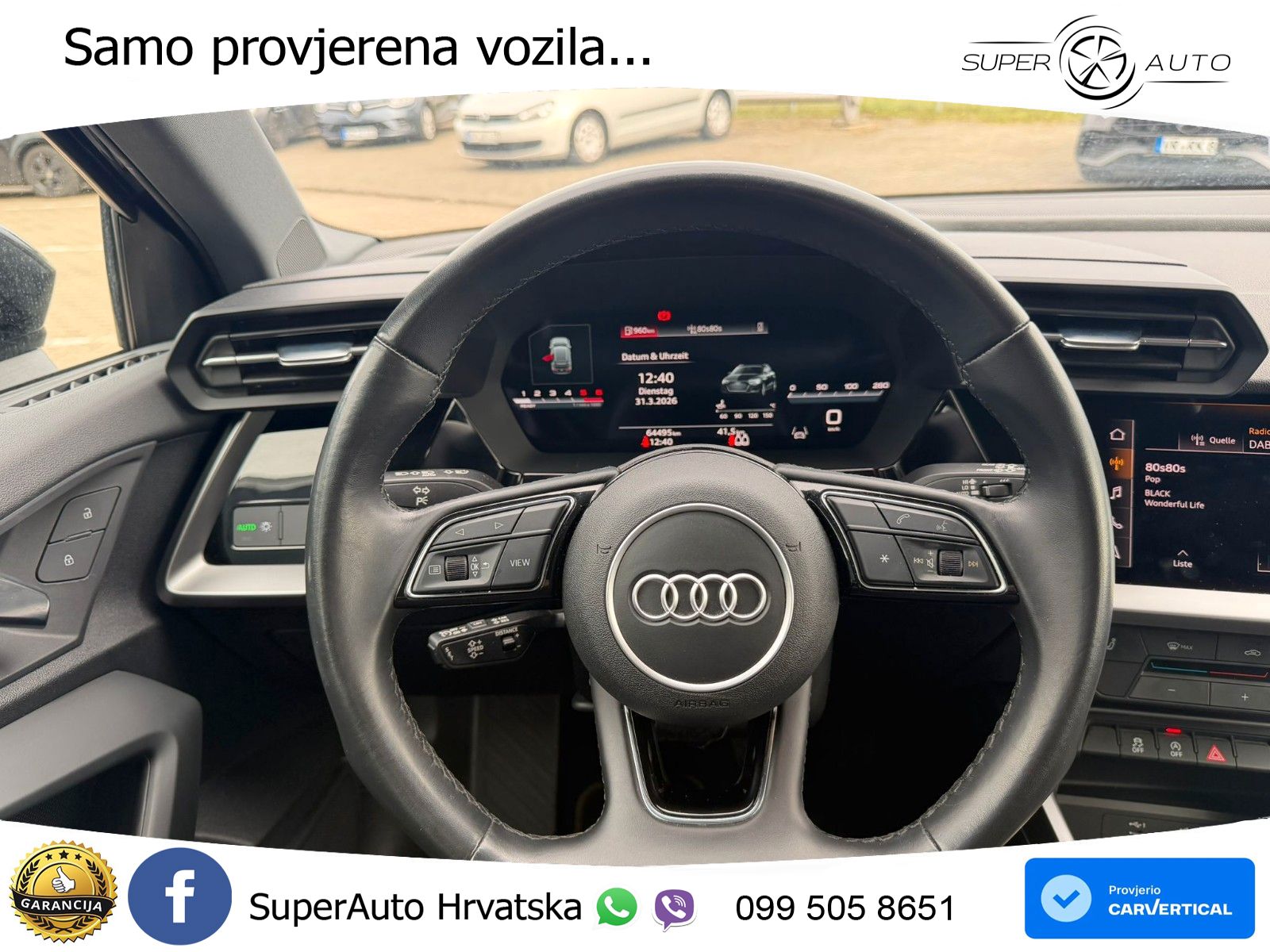Audi A3 30 TDI (116 KS) LED+ACC